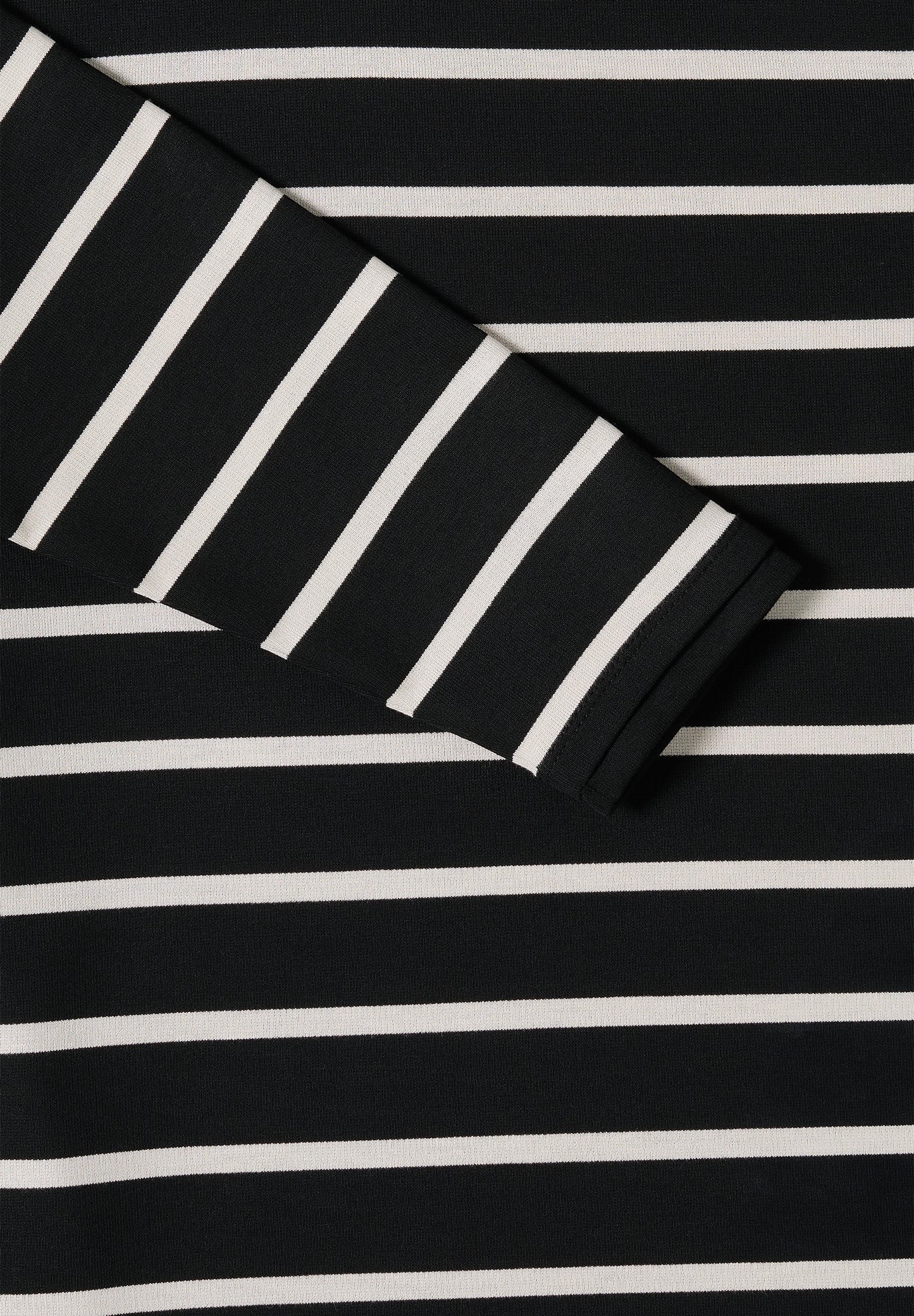 CECIL Gestreiftes Kapuzenshirt - Farbe: Black
