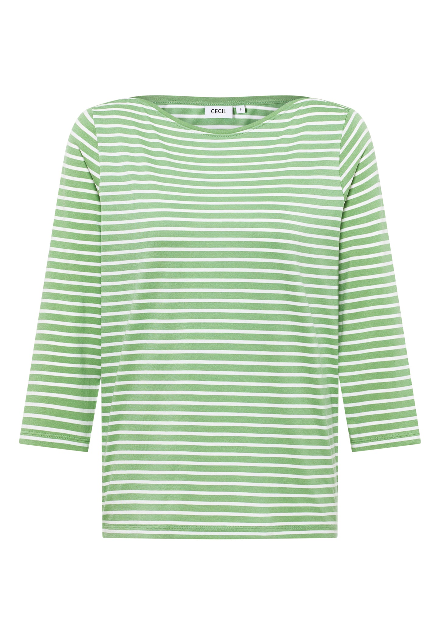 CECIL Gestreiftes Shirt - Farbe: fennel green