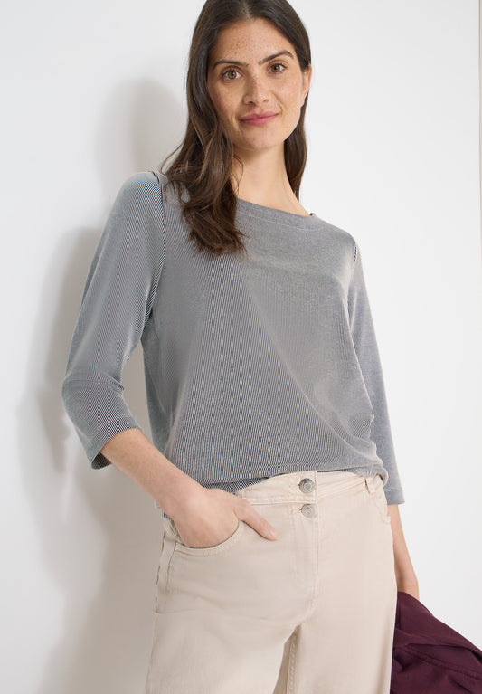 CECIL - Gestreiftes Shirt - Farbe: universal blue