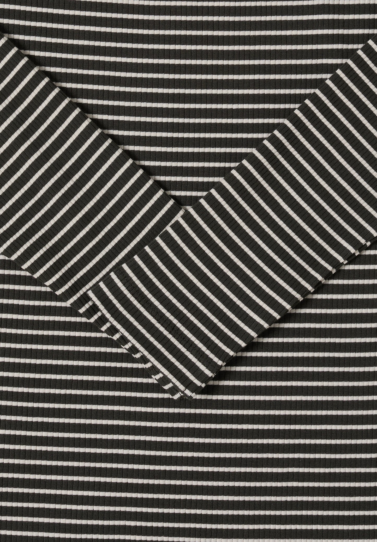 CECIL - Gestreiftes Langarmshirt - Farbe: raw khaki