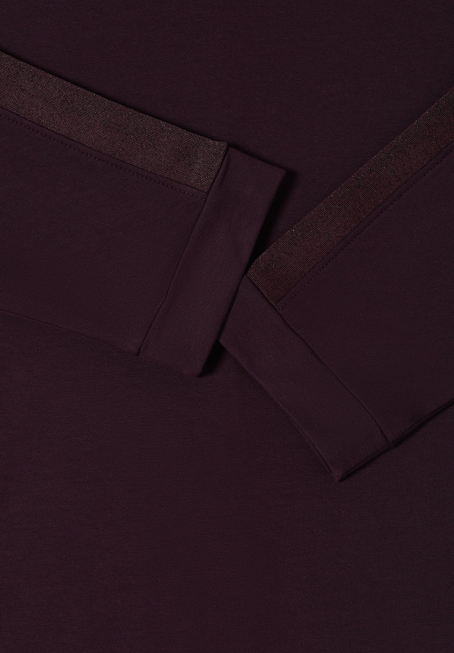 CECIL - Batwing Shirt mit Tape - Farbe: eggplant red