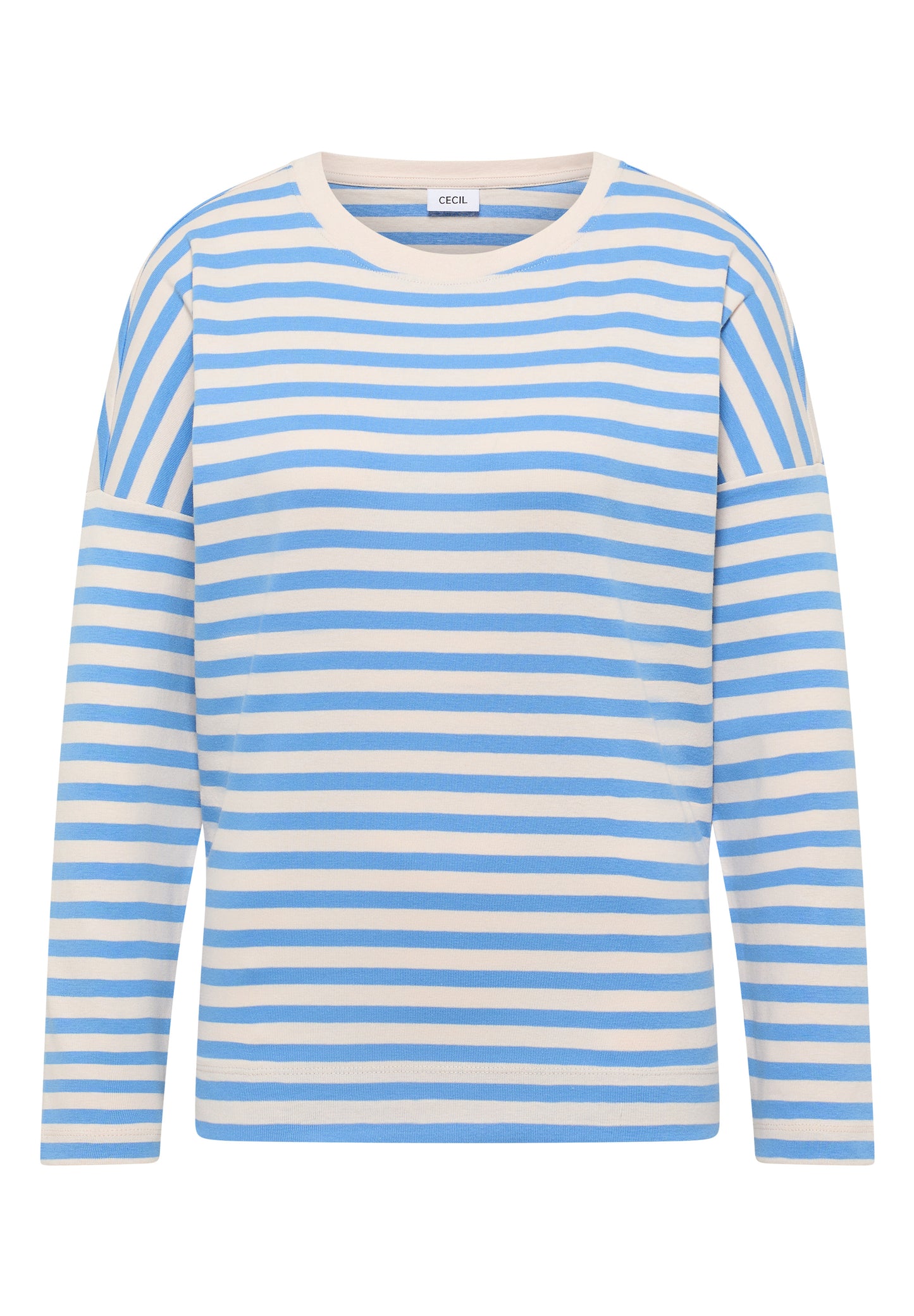 CECIL - Gestreiftes Shirt - Farbe: fountain blue