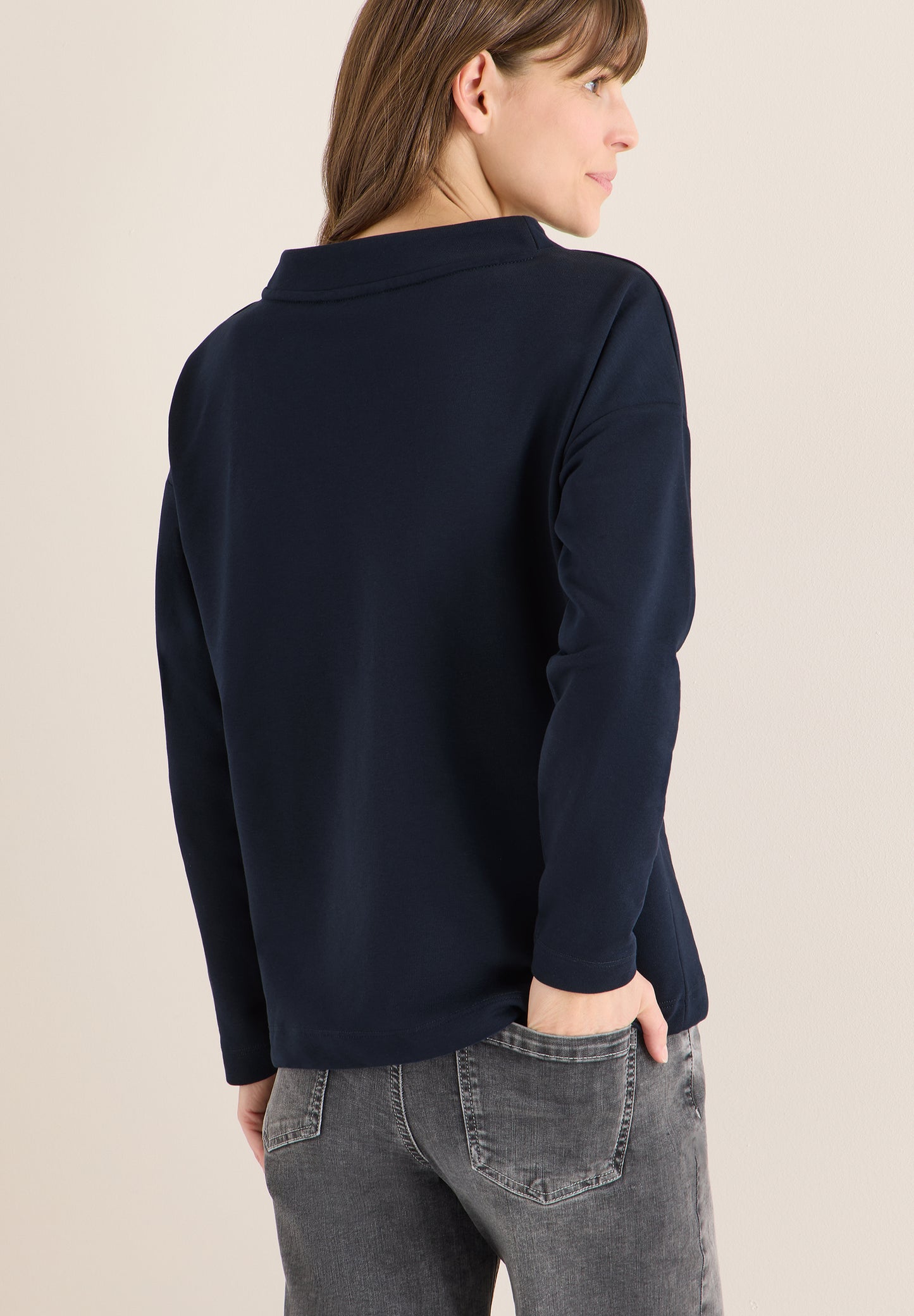 CECIL - Shirt mit Stickerei - Farbe: universal blue