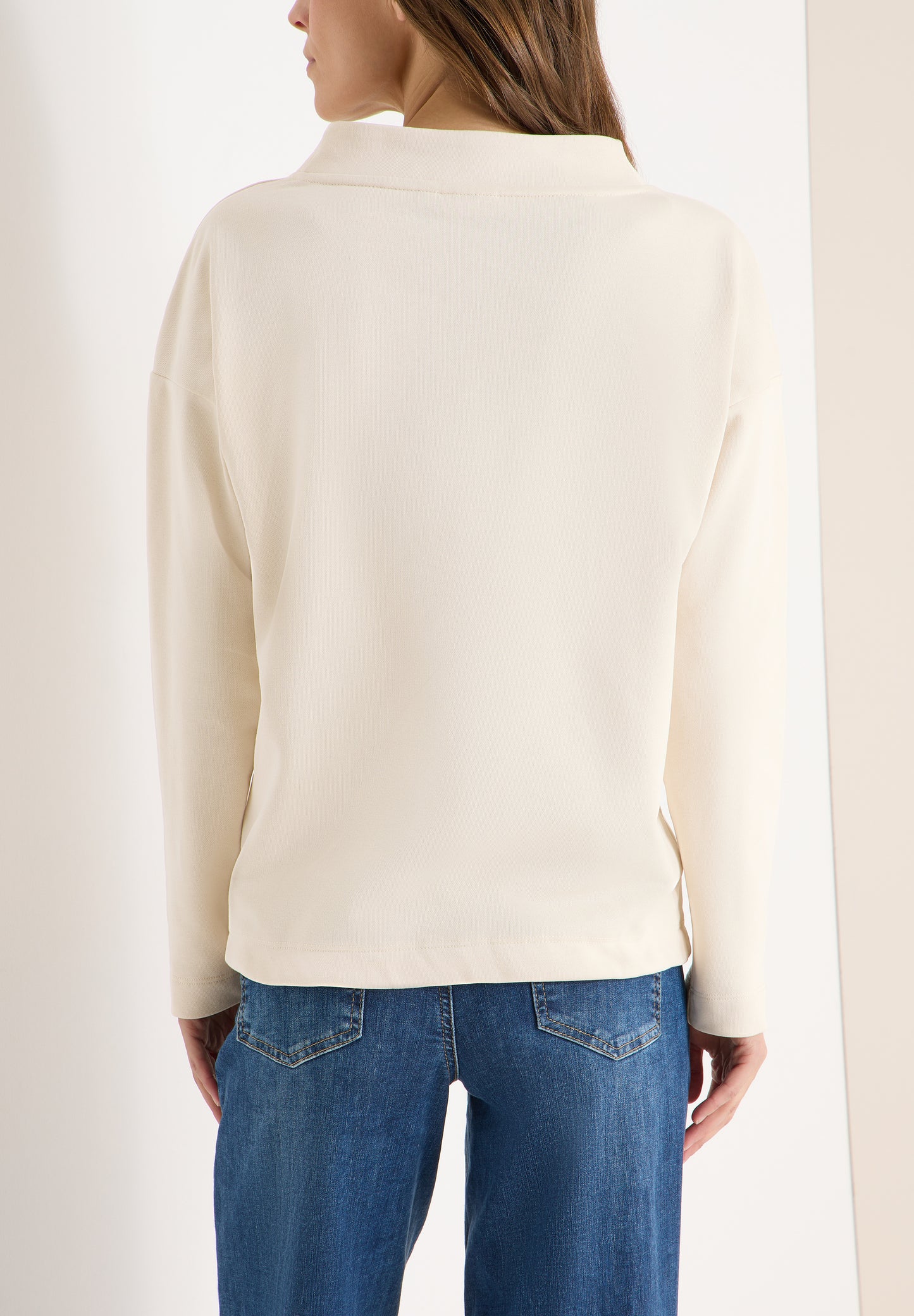 CECIL - Shirt mit Stickerei - Farbe: pearl beige