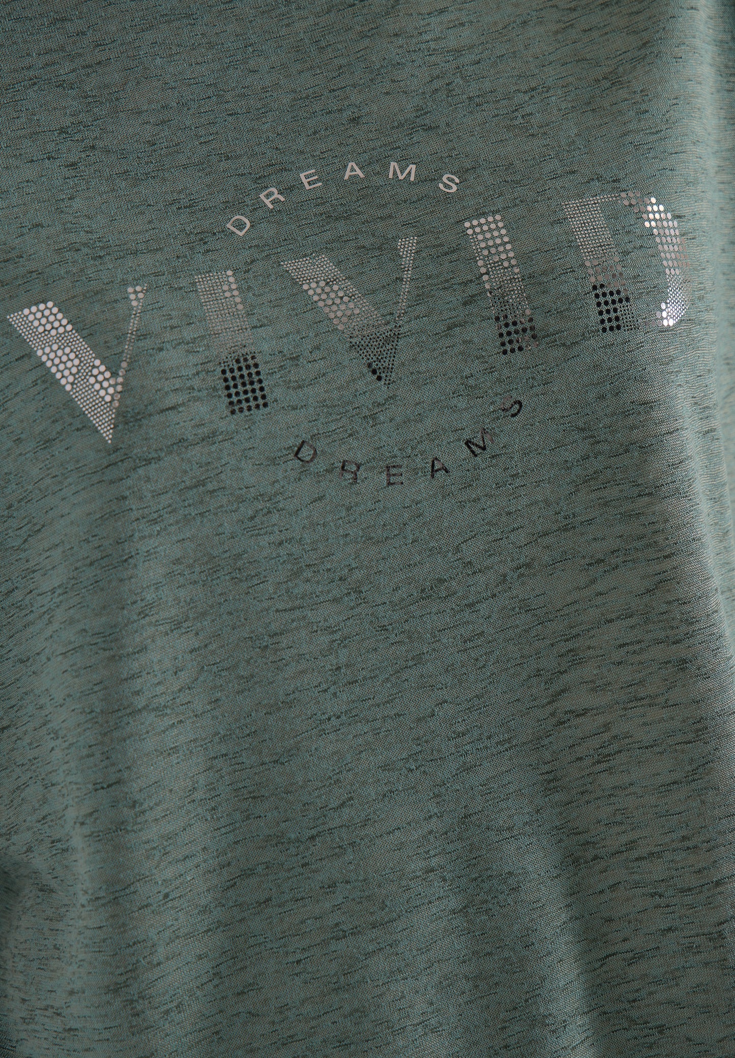 CECIL - Dropped Shoulder Shirt in Leinen-Optik - Farbe: Grün