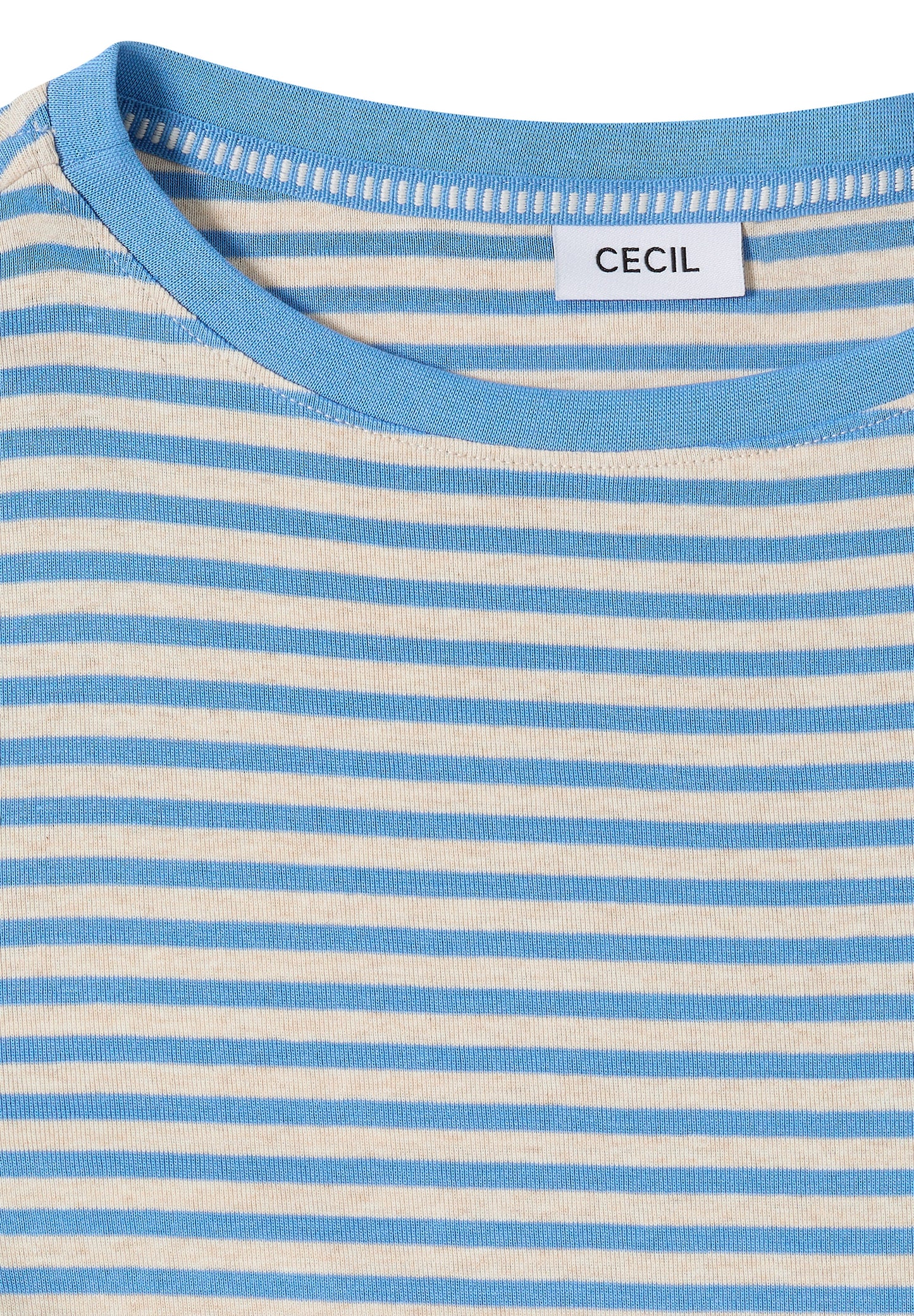 CECIL - Gestreiftes Shirt - Farbe: fountain blue