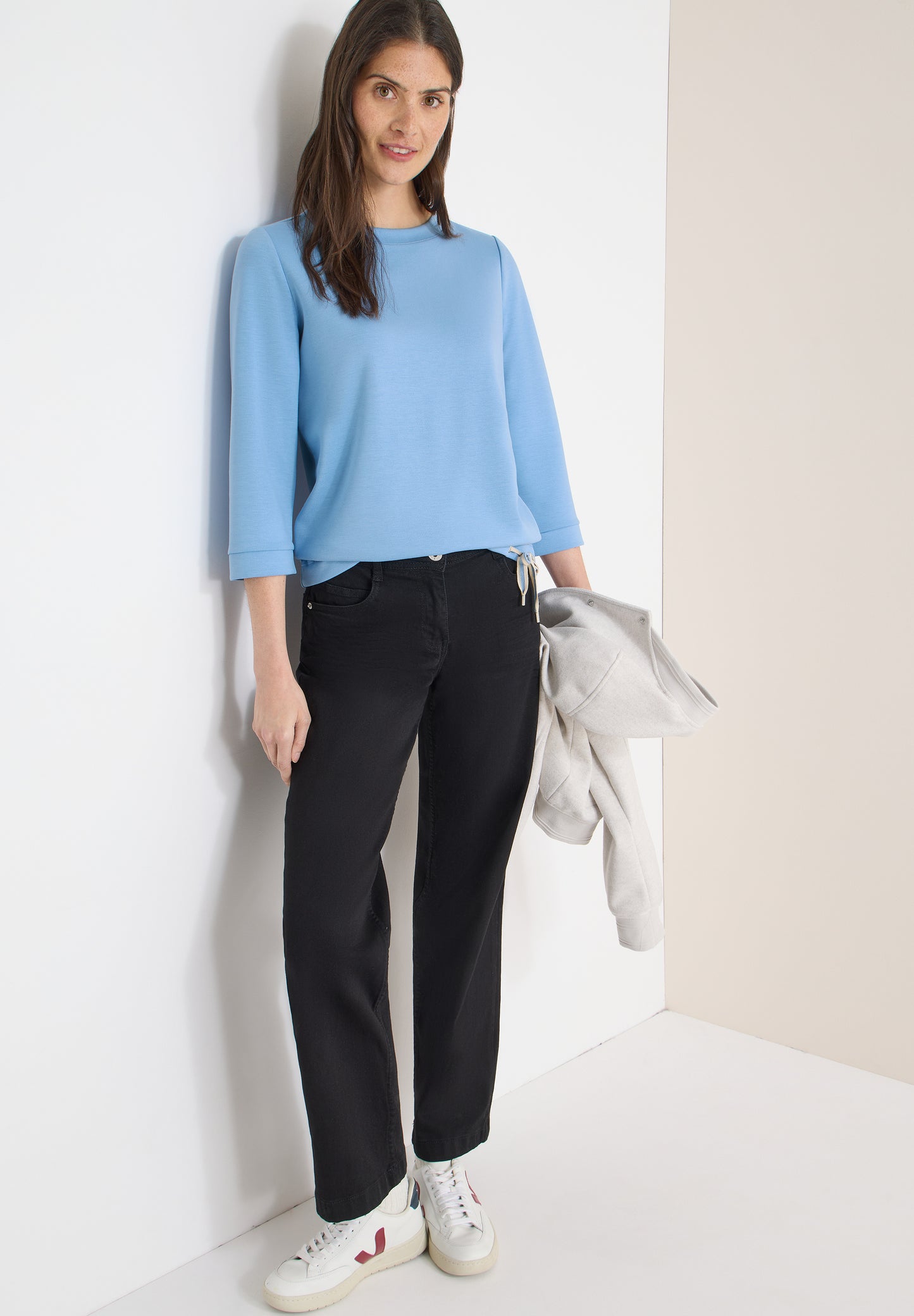 CECIL - Soft Touch Shirt - Farbe: Blau 324663