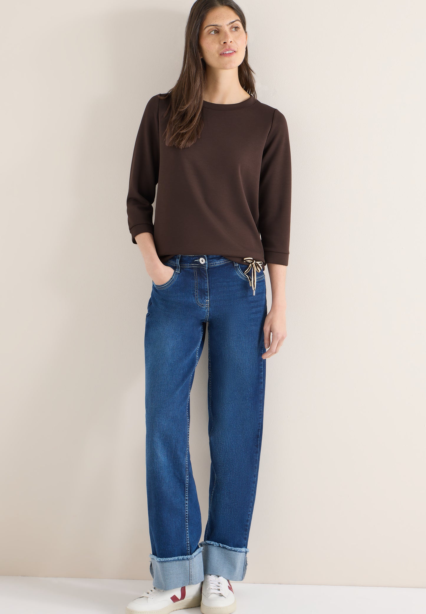 CECIL - Soft Touch Shirt - Farbe: macchiato brown