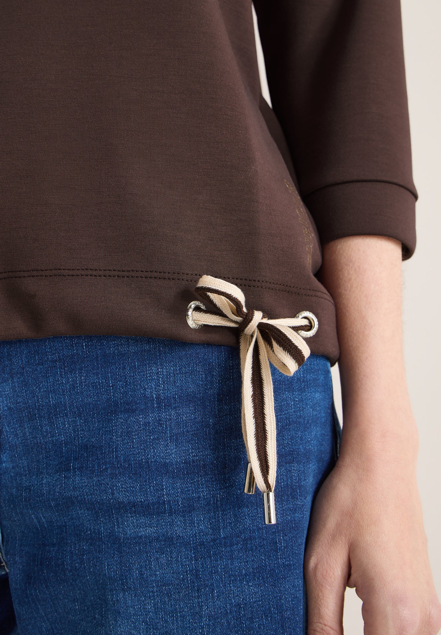 CECIL - Soft Touch Shirt - Farbe: macchiato brown