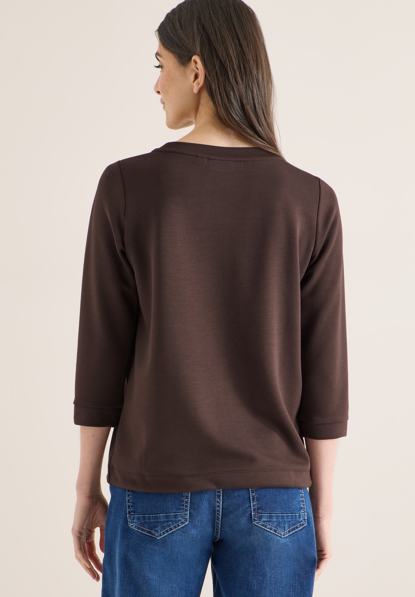CECIL - Soft Touch Shirt - Farbe: macchiato brown
