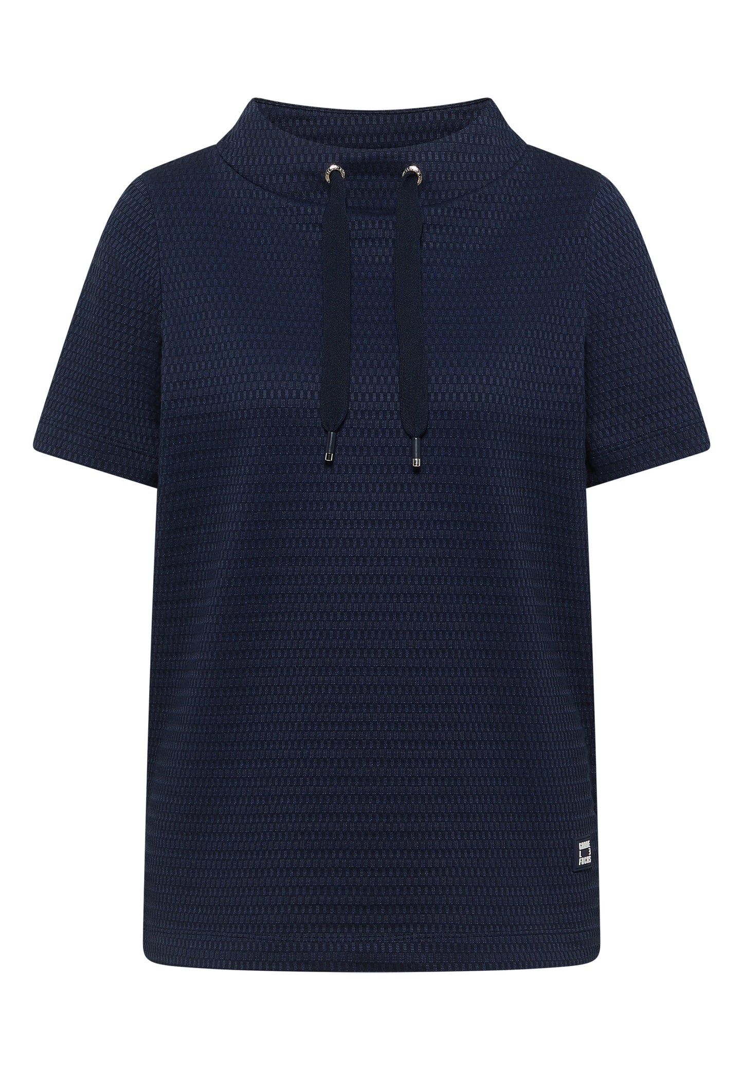 CECIL - Shirt mit Funnel Neck im Two-Tone-Look - Farbe: universal blue