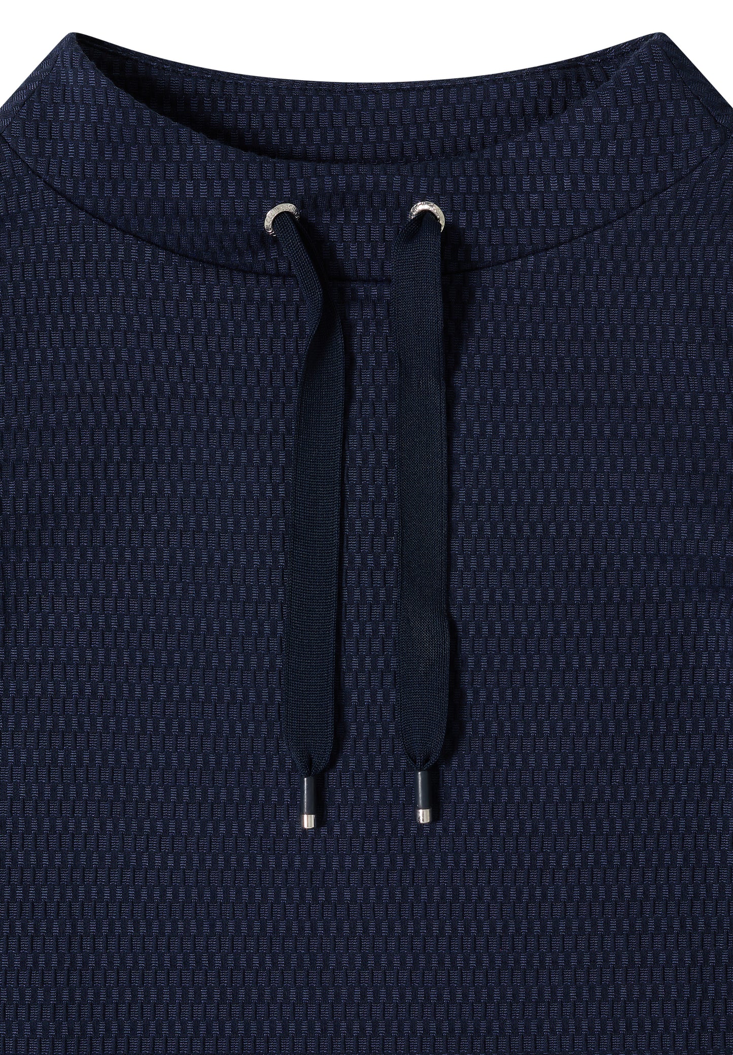 CECIL - Shirt mit Funnel Neck im Two-Tone-Look - Farbe: universal blue