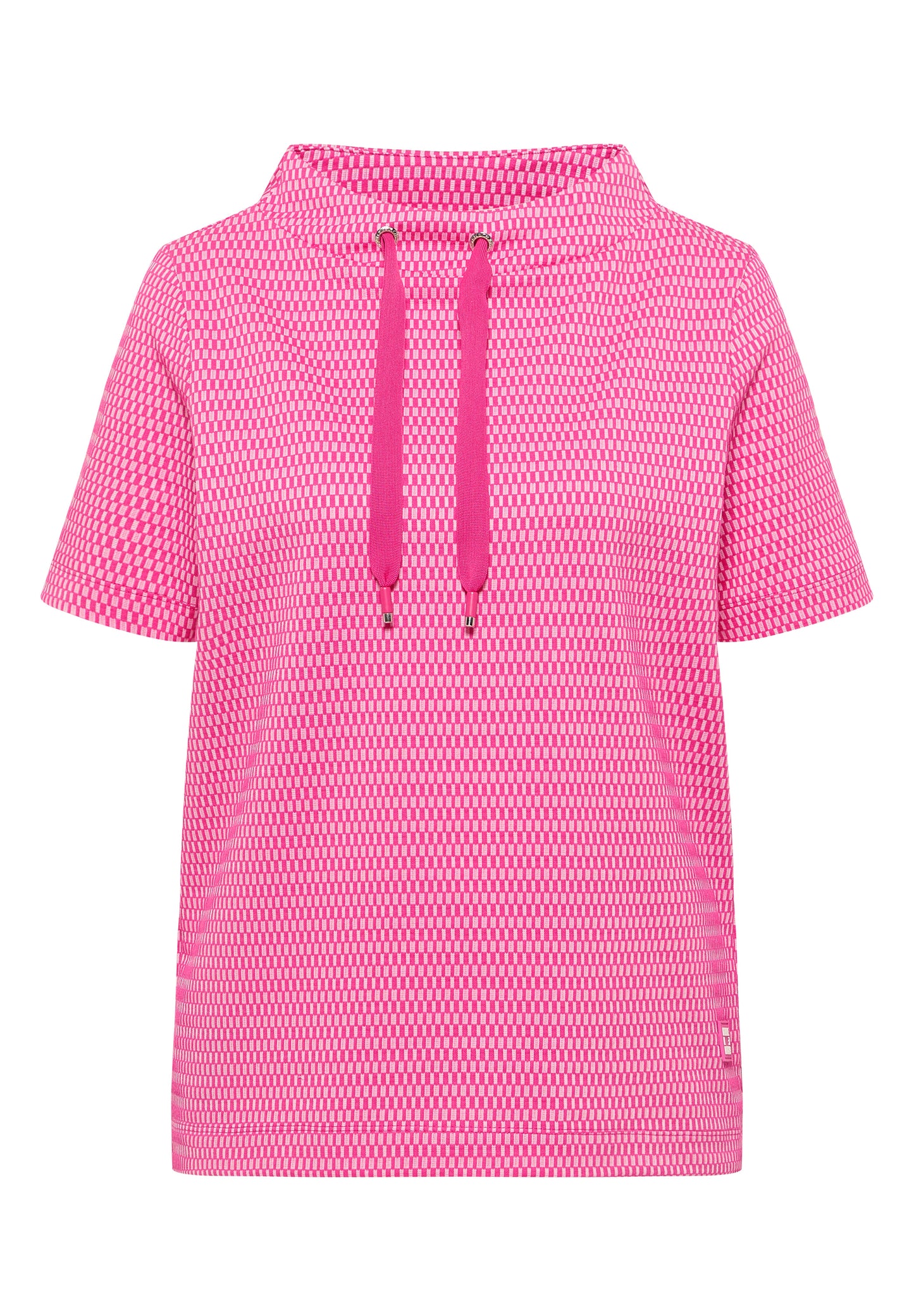 CECIL - Shirt mit Funnel Neck im Two-Tone-Look - Farbe: beetroot pink