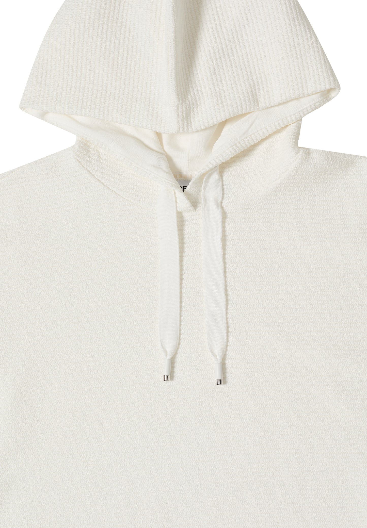 CECIL - T-Shirt mit Kapuze und Struktur - Farbe: vanilla white