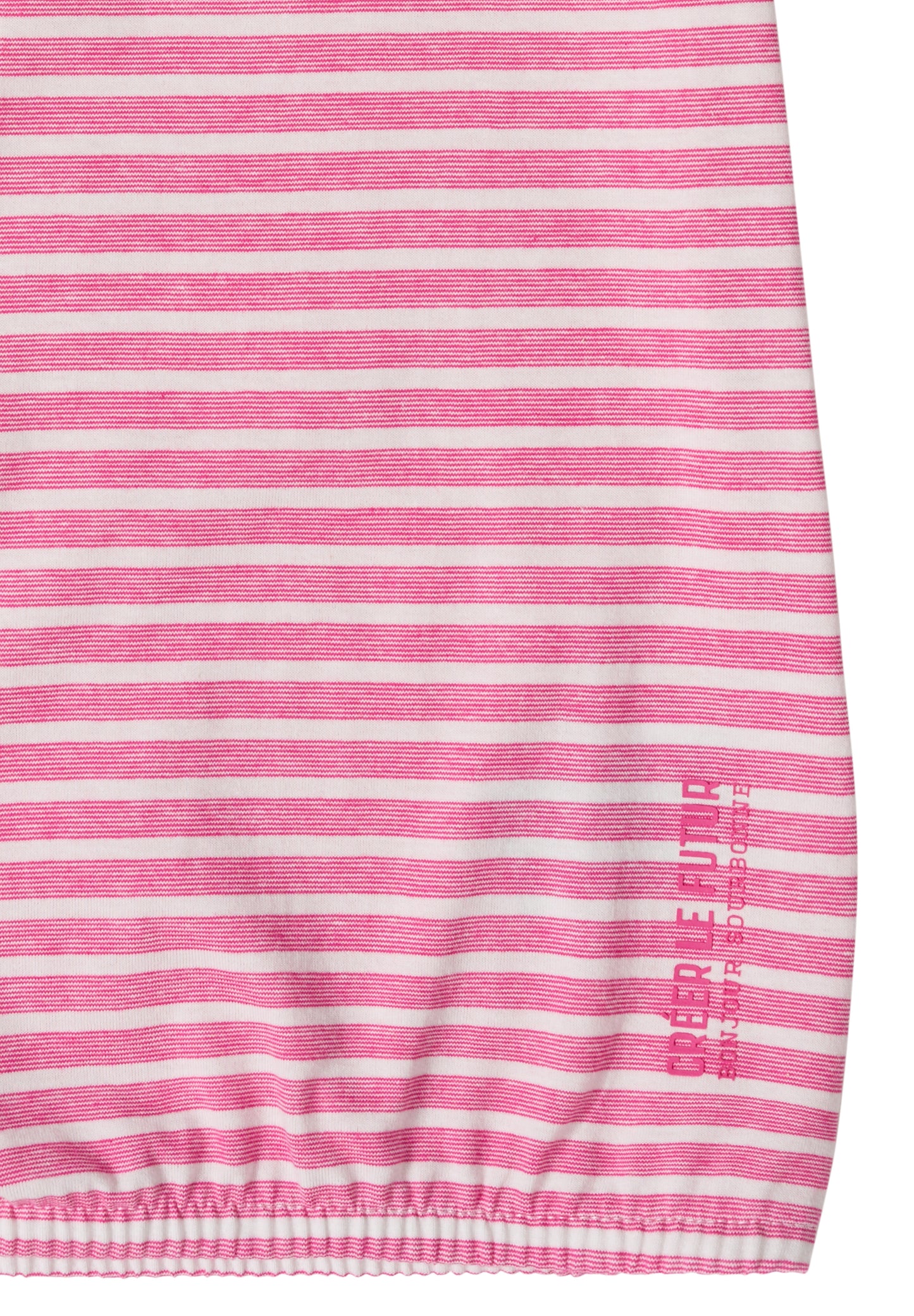 CECIL - Kurzarm T-Shirt mit elastischem Saum - Farbe: beetroot pink