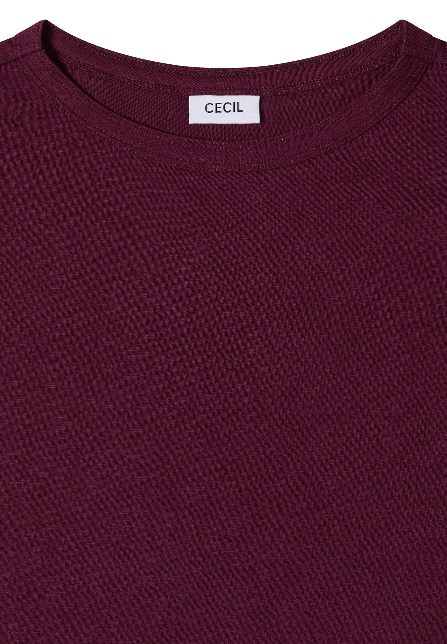 CECIL - Kurzarm T-Shirt aus reiner Baumwolle - Farbe: Rot