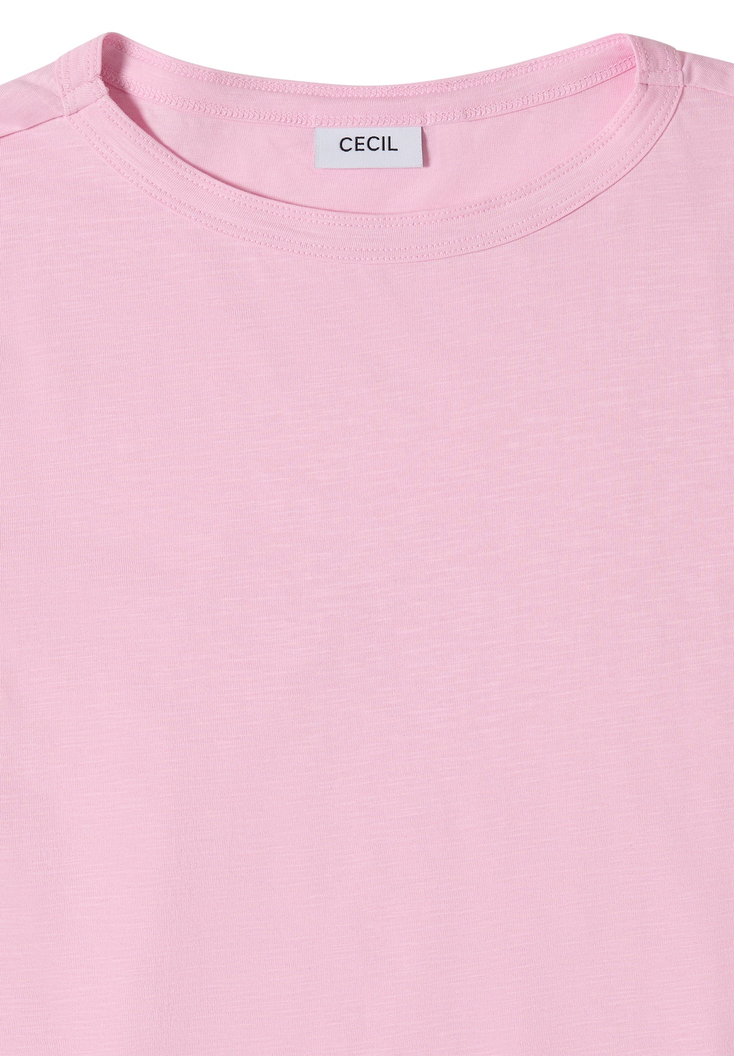 CECIL - Kurzarm T-Shirt aus reiner Baumwolle - Farbe: light blush rose