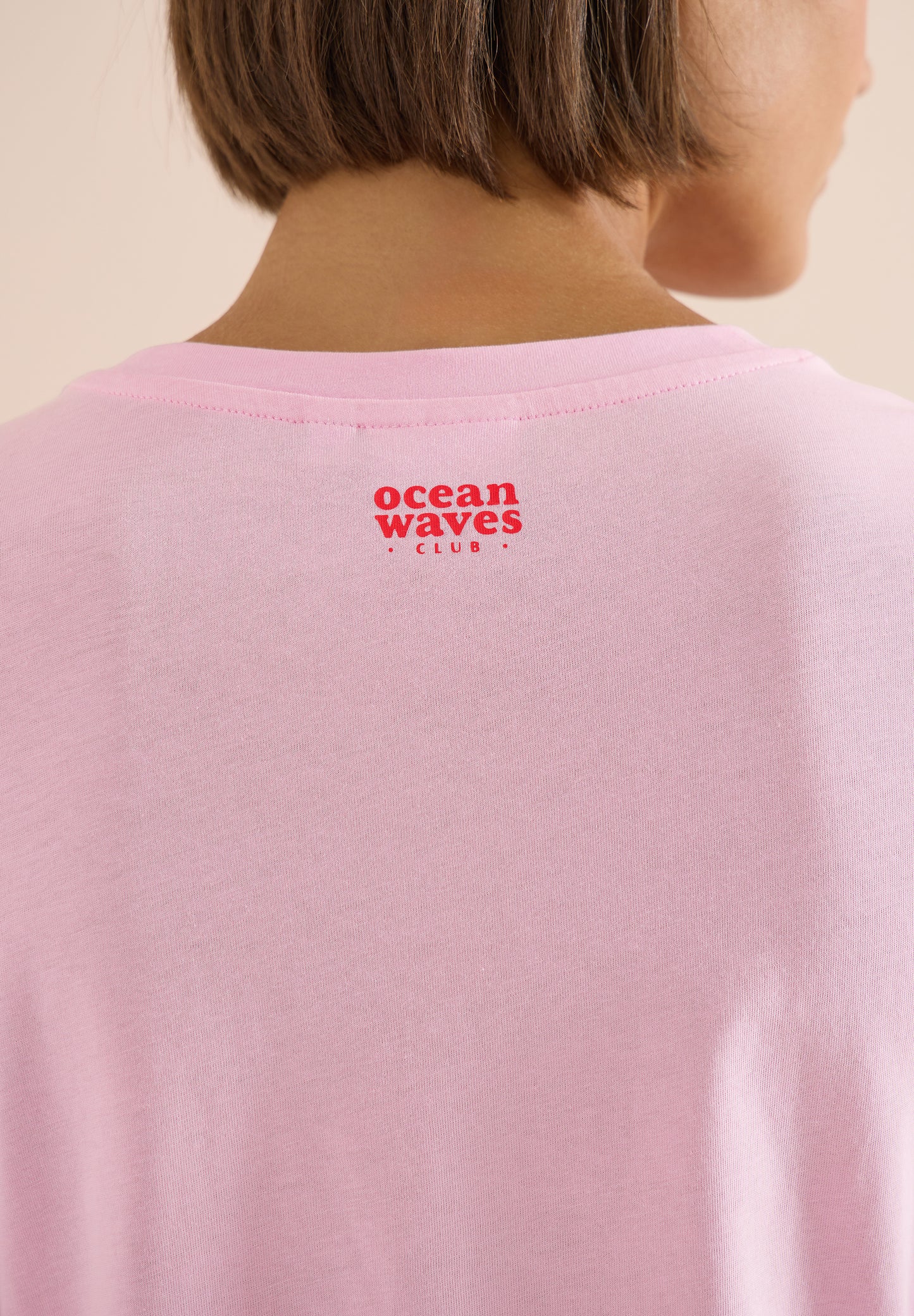 CECIL - Shirt mit Rundhals und maritimem Print - Farbe: light blush rose