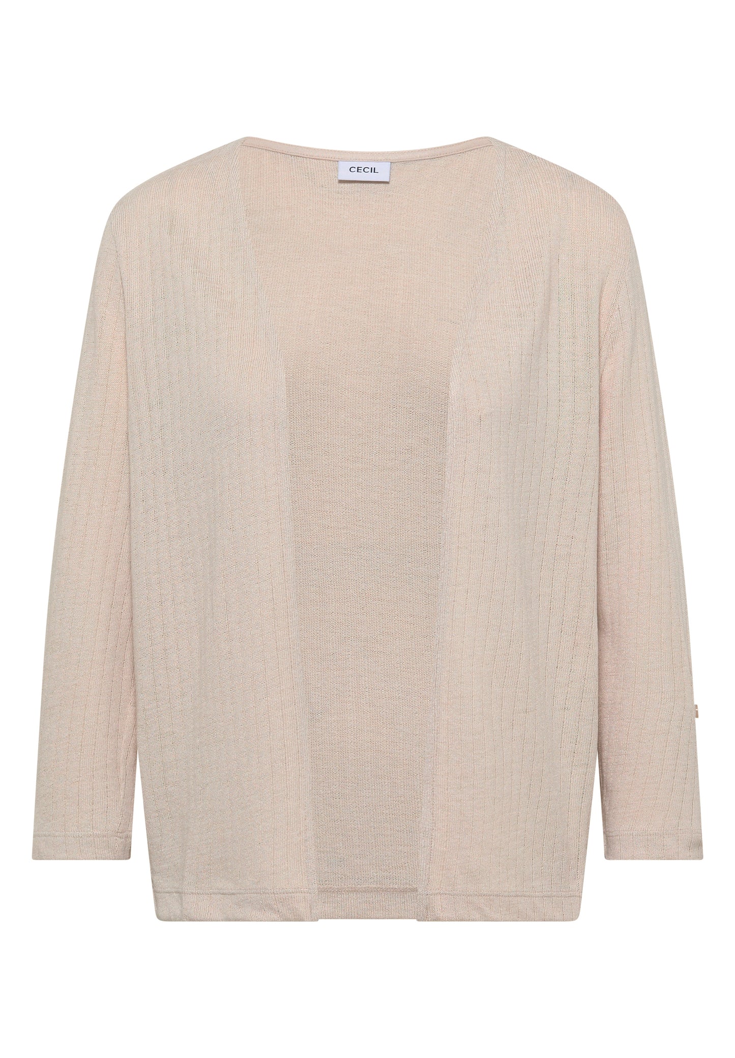CECIL - 3/4-Arm Jacke in Strick-Optik - Farbe: pearl beige