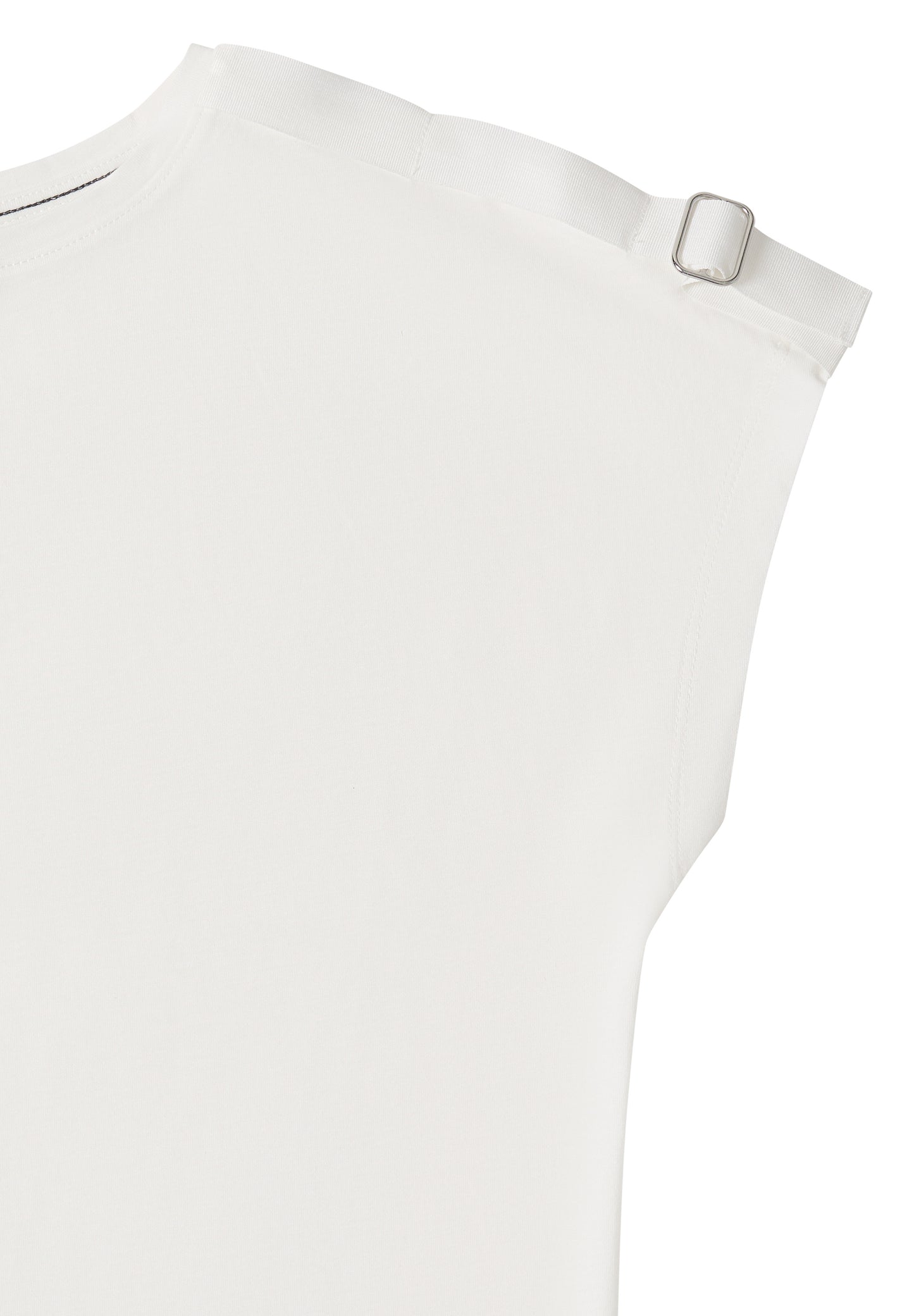 CECIL - Kurzarm Shirt mit Schnallendetail - Farbe: vanilla white