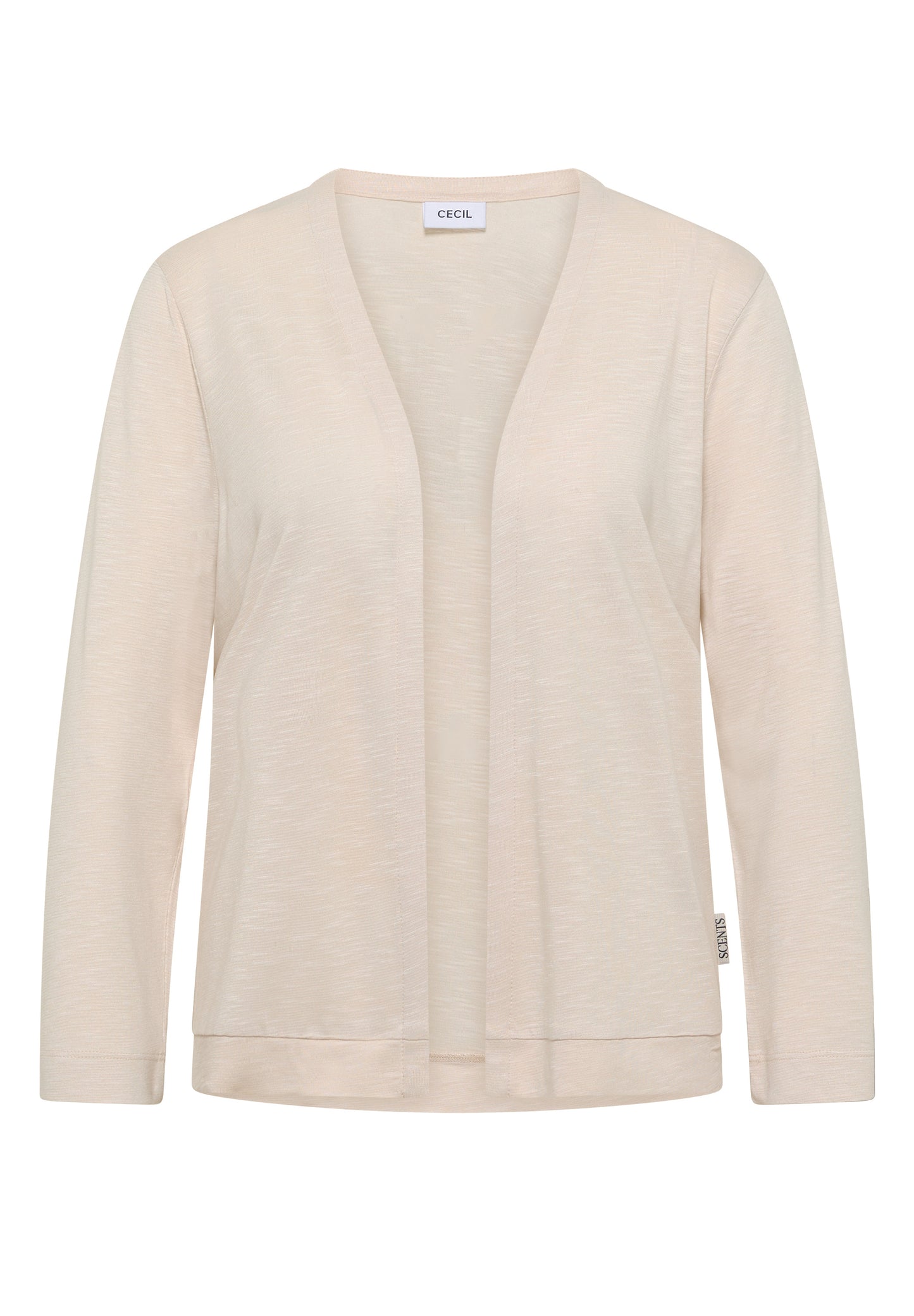 CECIL - Offene Jacke in Unifarbe mit 3/4-Arm - Farbe: pearl beige
