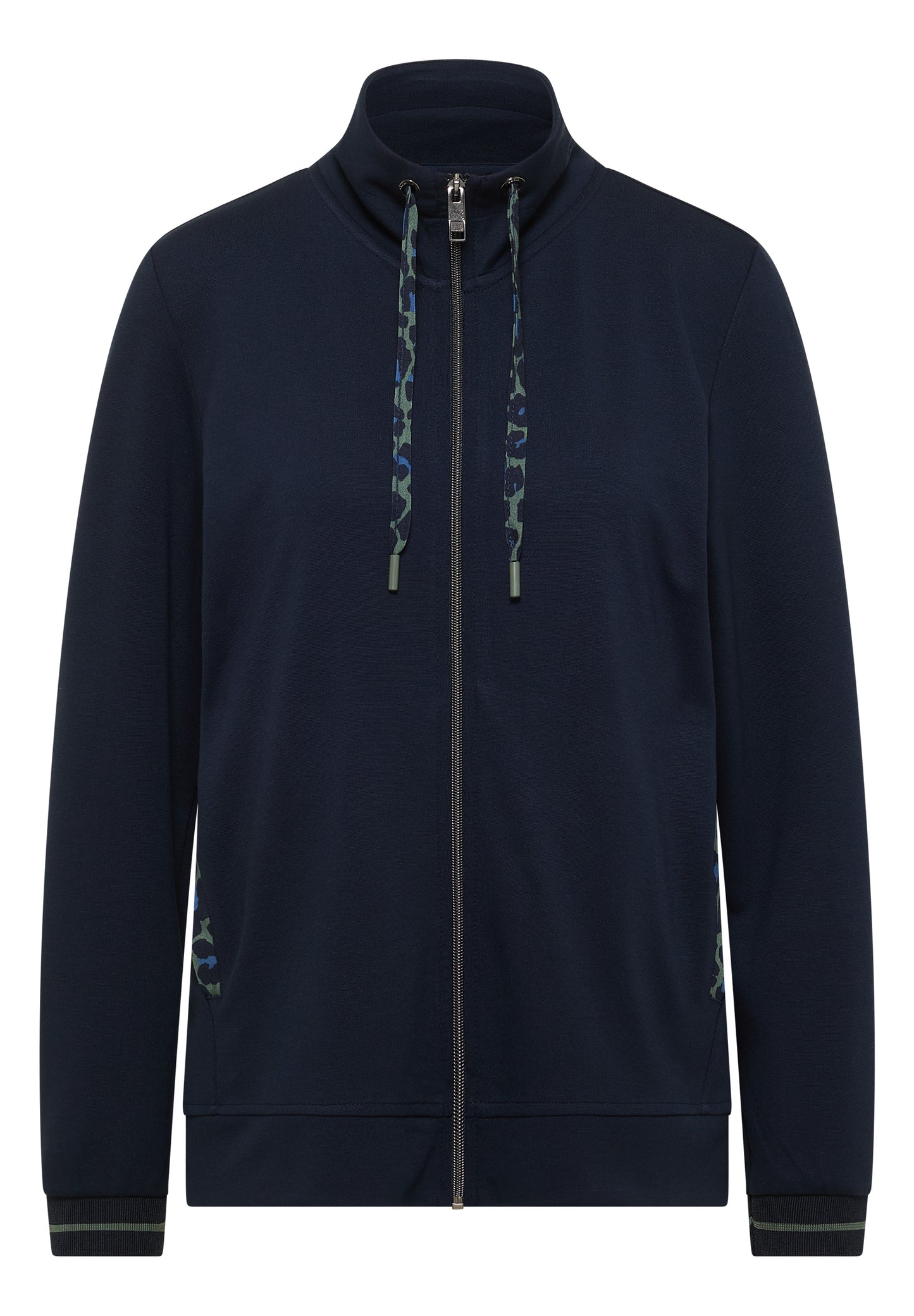 CECIL - Leichte Jacke mit Stehkragen und Zipper - Farbe: urban dark blue