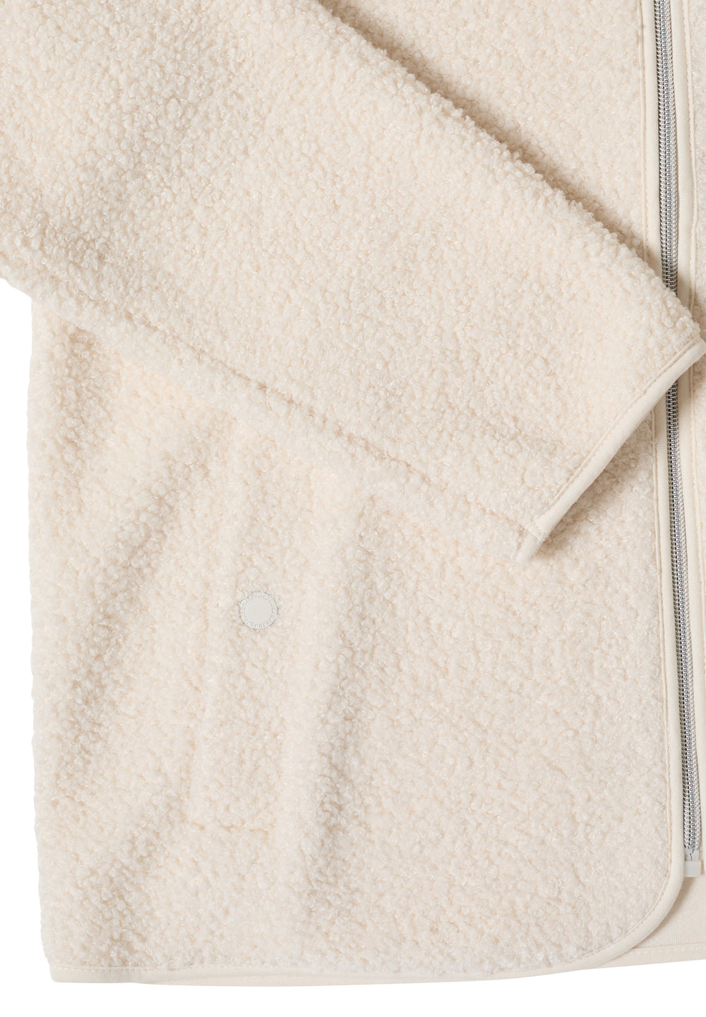 Kapuze und Teddy-Qualität der CECIL Jacke in Vanilla White
