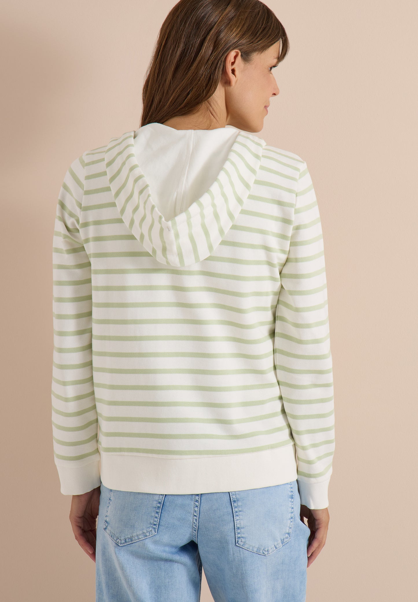 CECIL - Langarm Jacke mit Kapuze und Struktur - Farbe: raw matcha lime