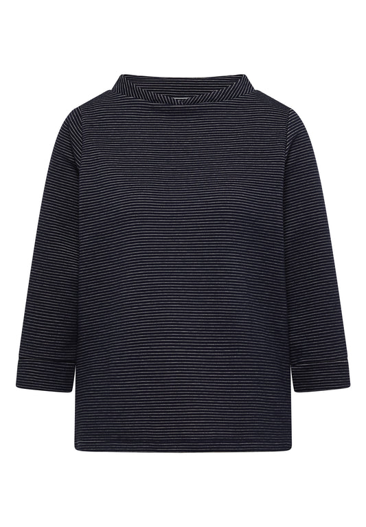 CECIL - Ottoman Shirt im Two-Tone-Look - Farbe: urban dark blue
