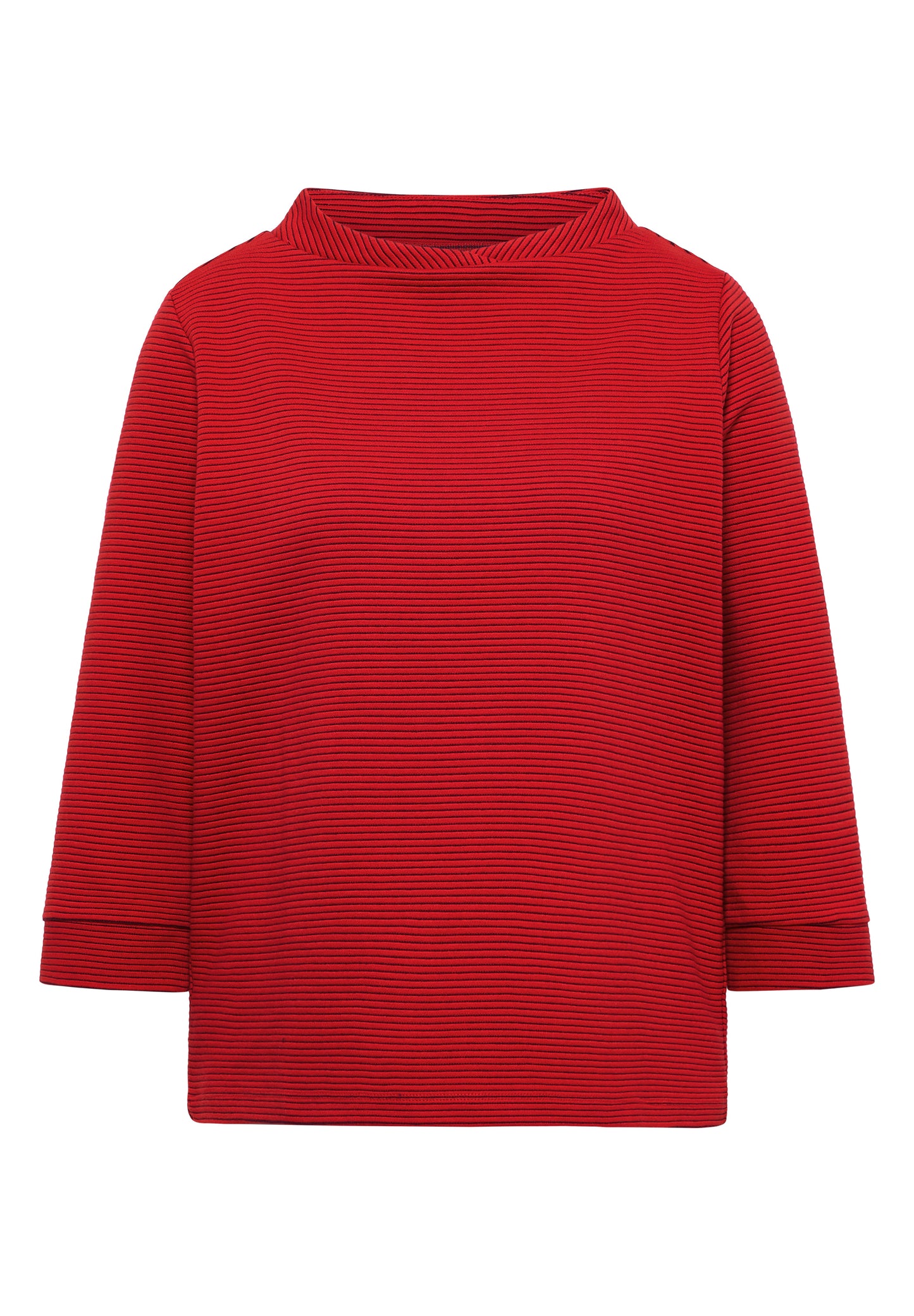 CECIL - Ottoman Shirt im Two-Tone-Look - Farbe: flame red