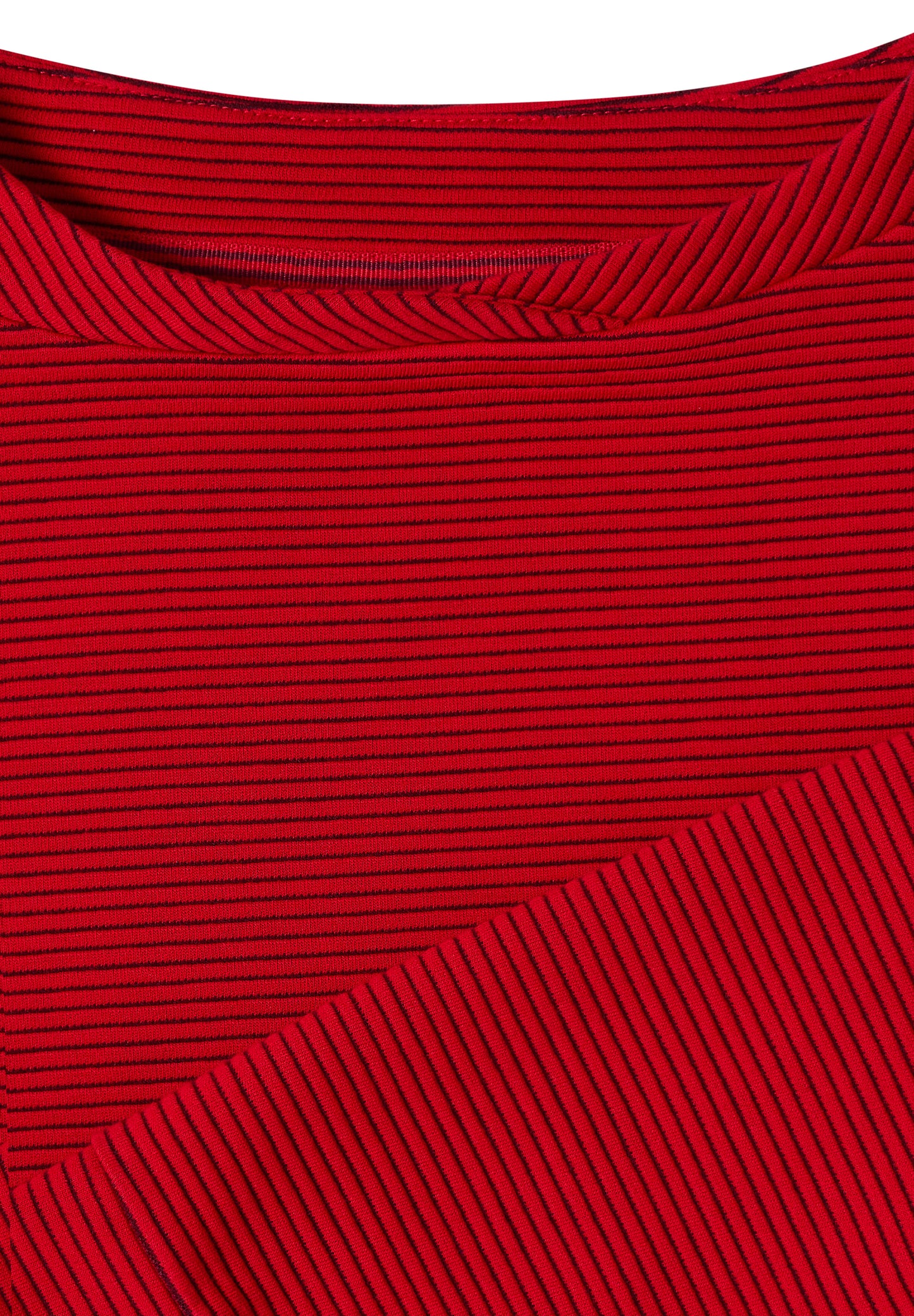 CECIL - Ottoman Shirt im Two-Tone-Look - Farbe: flame red