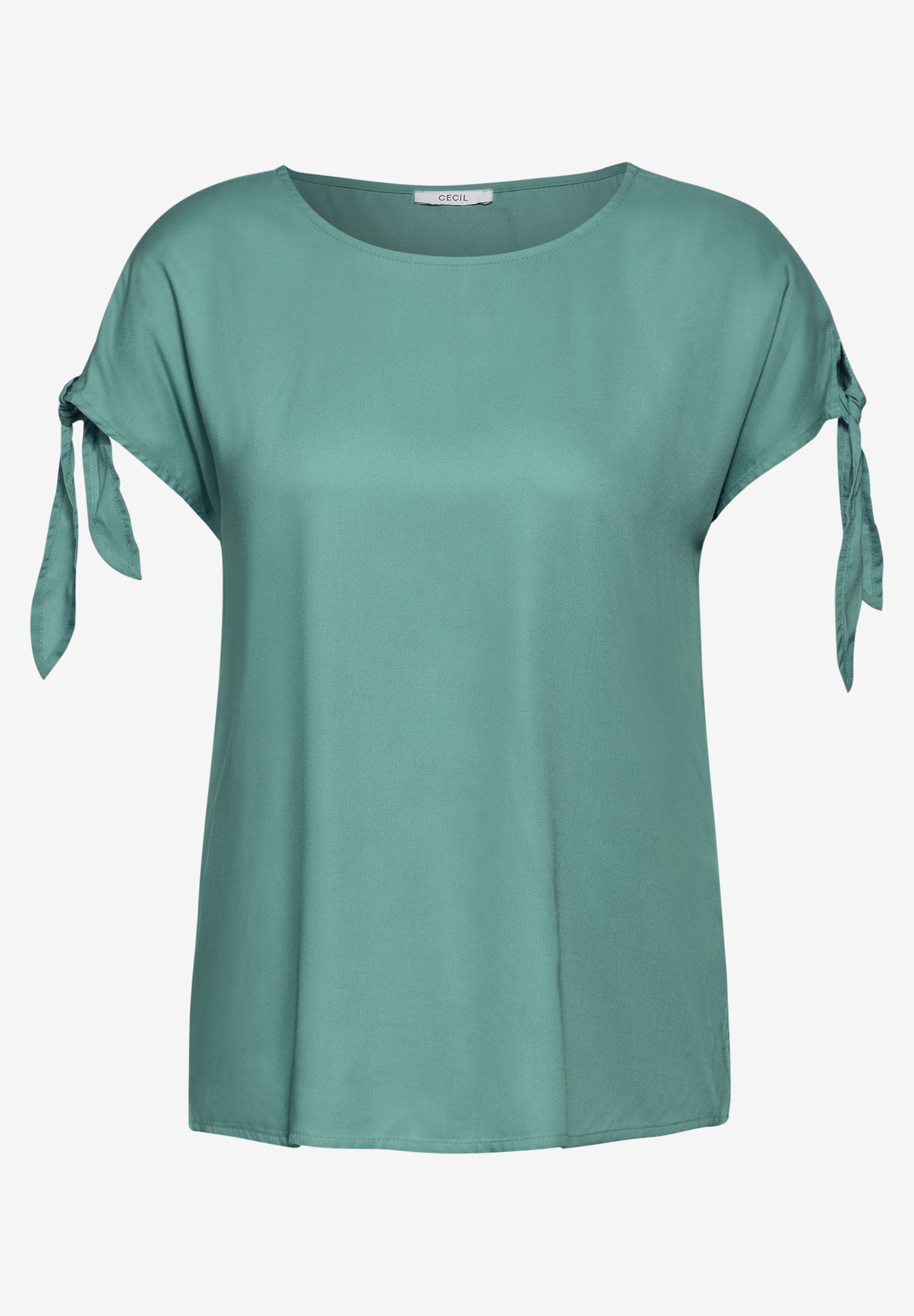 CECIL Bluse mit Knotendetail - adriatic green