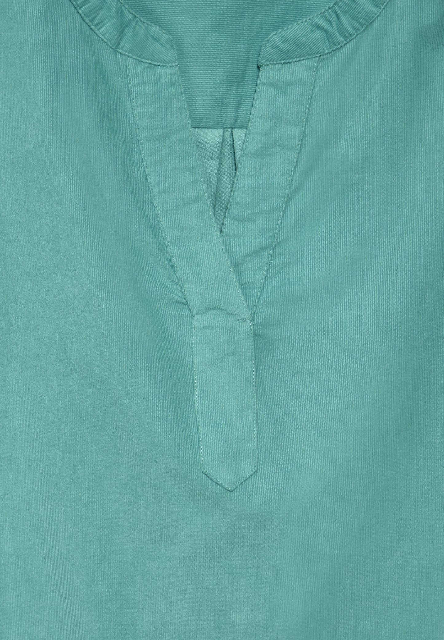 CECIL Cord-Bluse in Unifarbe - Farbe: adriatic green