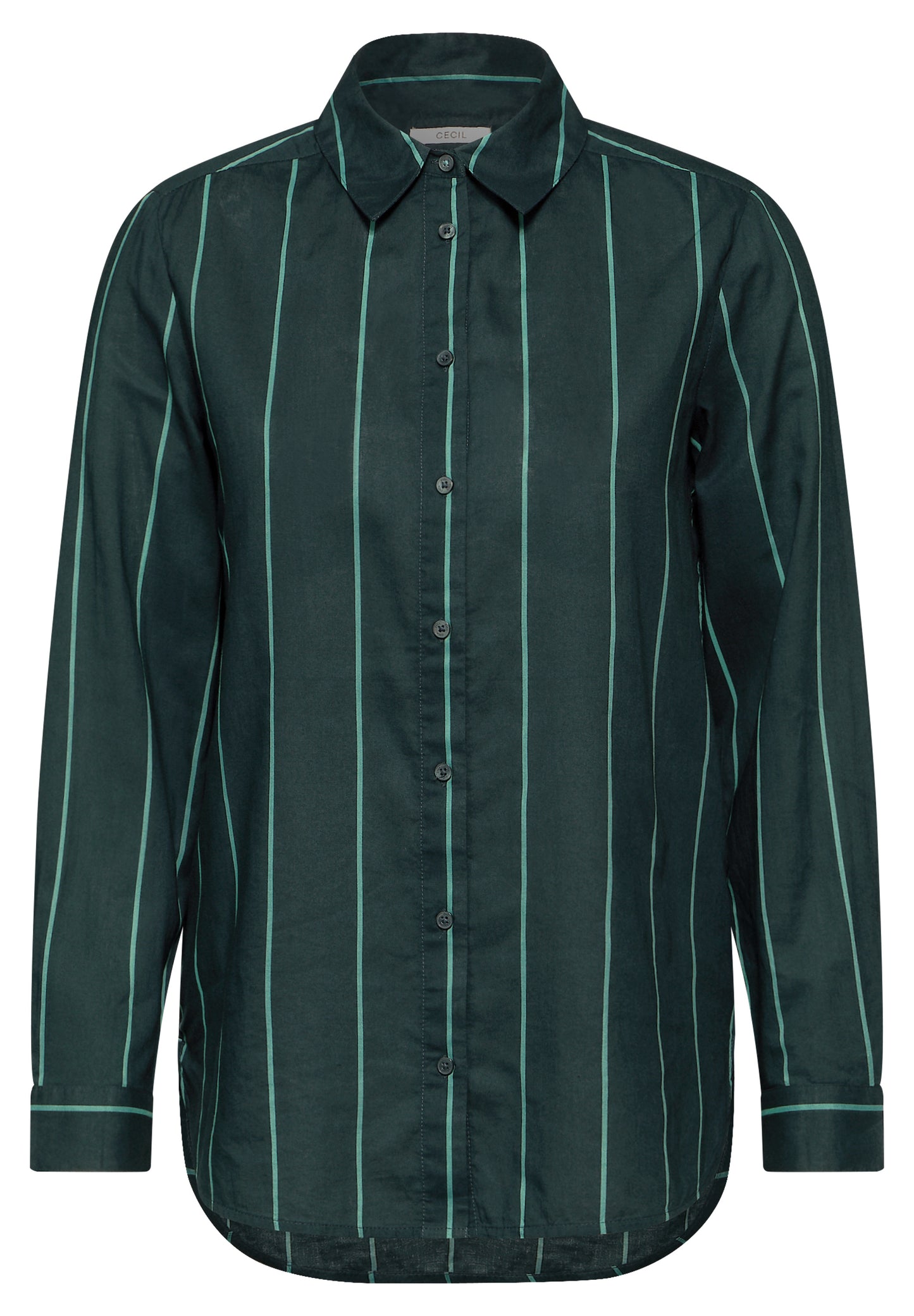 CECIL Gestreifte Bluse - Farbe: fir green