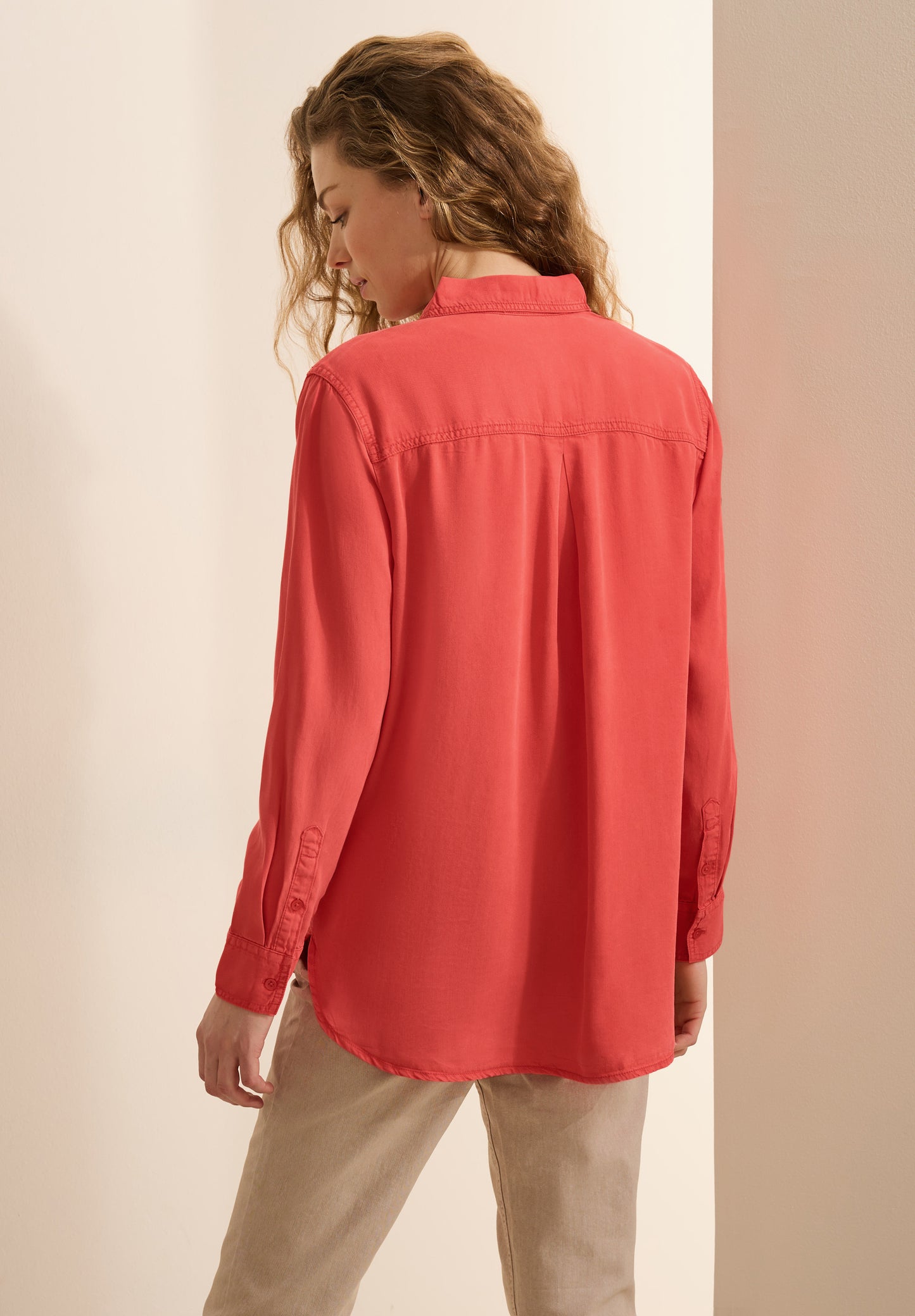 CECIL Bluse im Washed-Look - Farbe: juicy orange