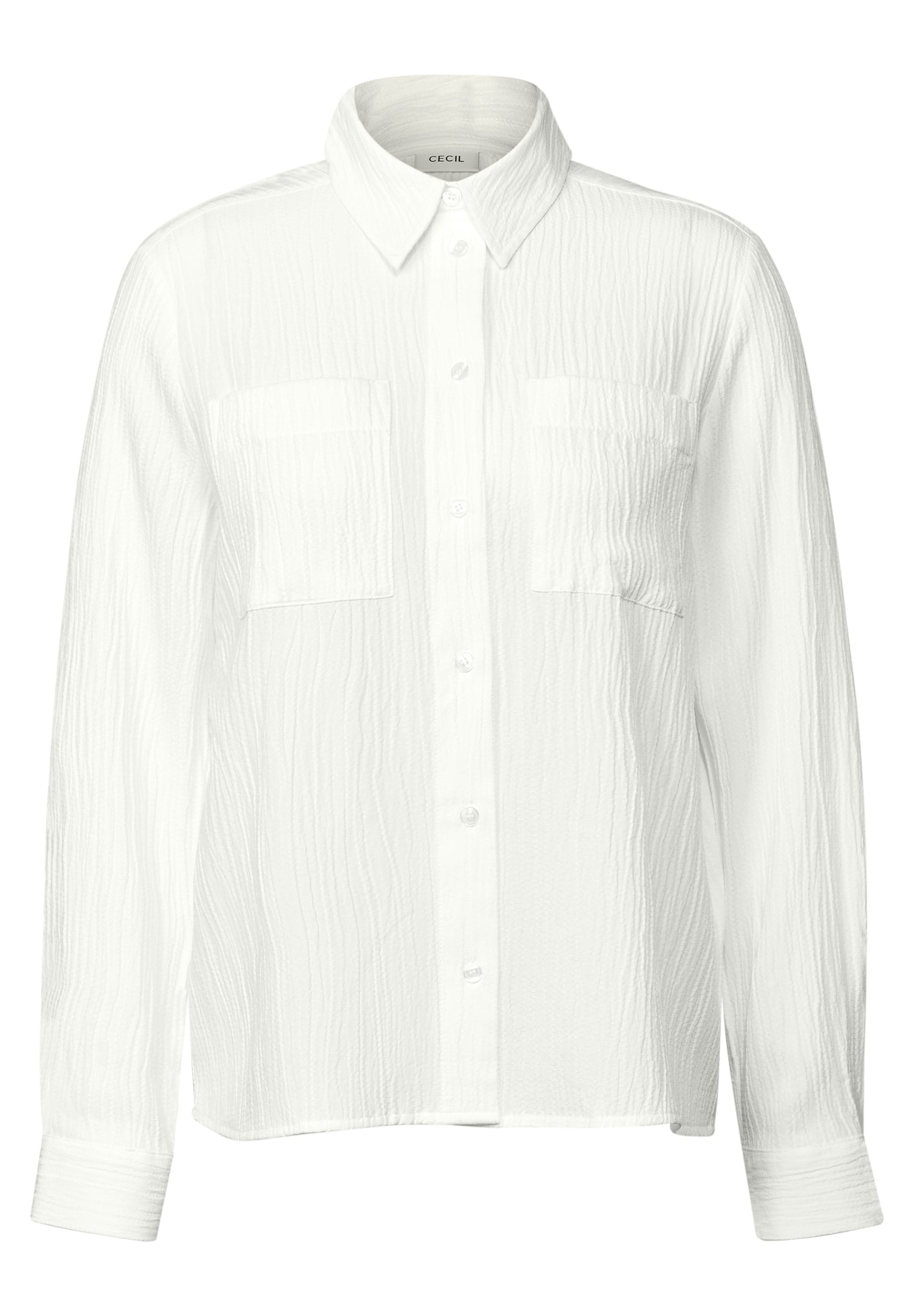 CECIL Strukturbluse - Farbe: vanilla white