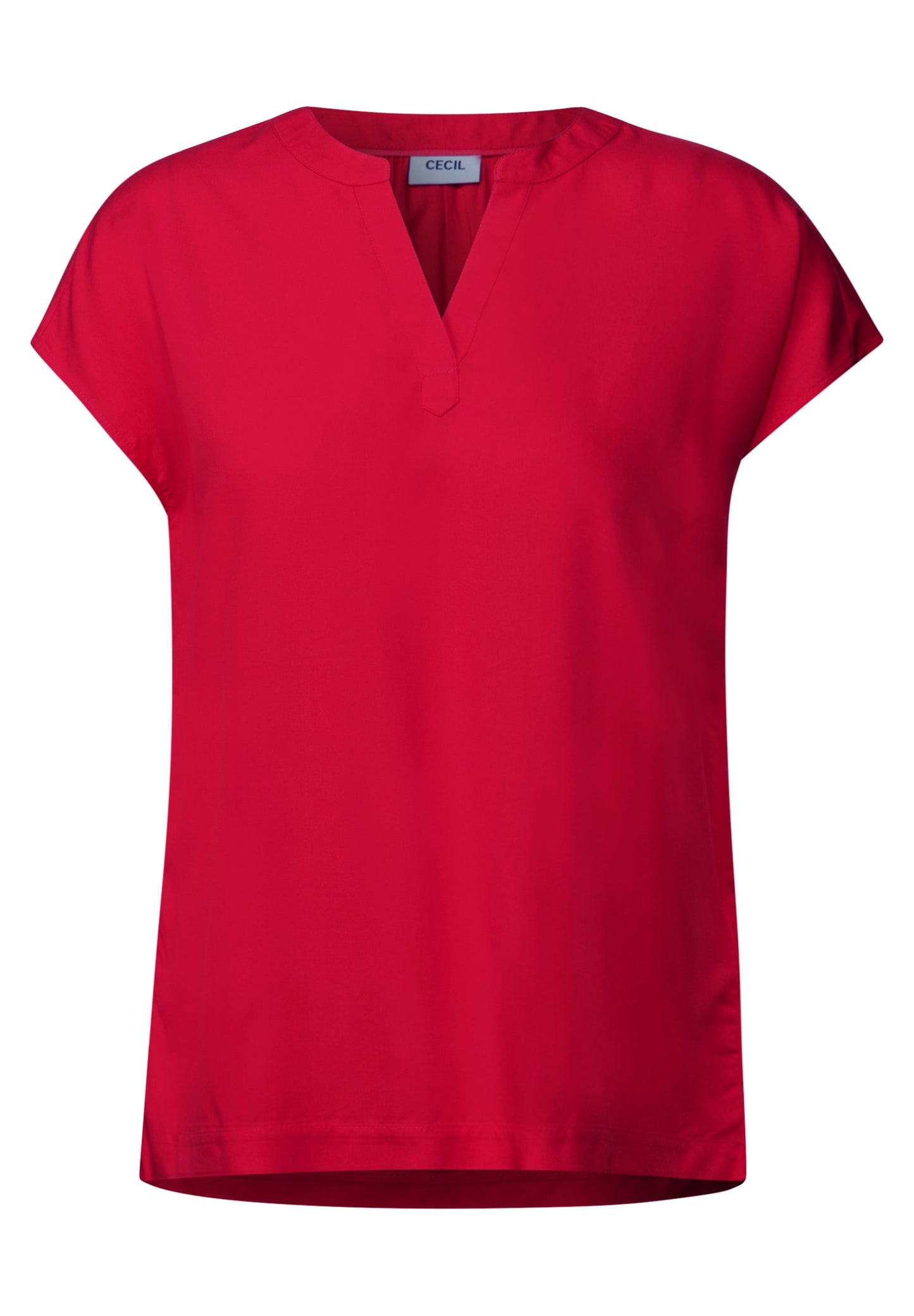 CECIL Blusenshirt in Unifarbe - Farbe: glazed apple red
