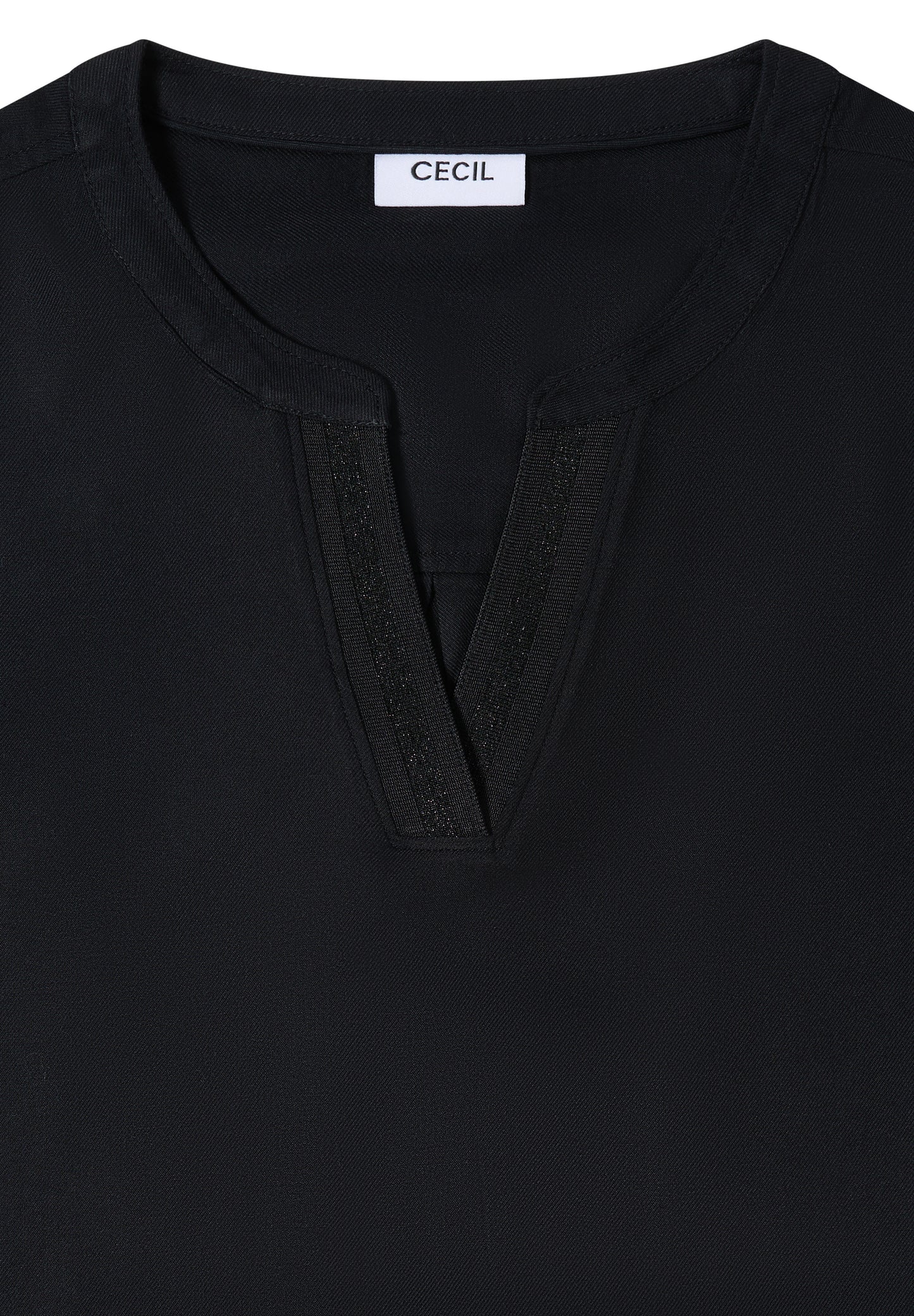 CECIL - Tunika in Unifarbe - Farbe: Black