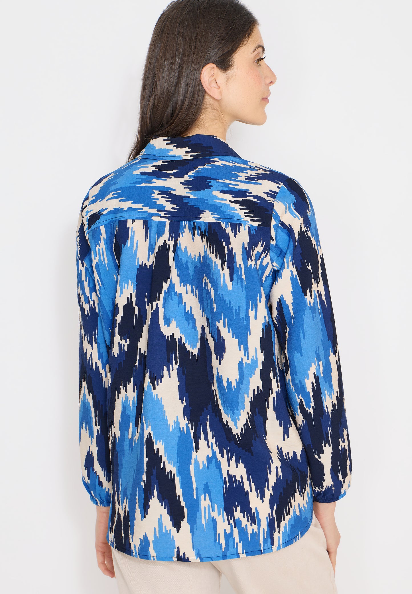 CECIL - Gemusterte Bluse - Farbe: blau