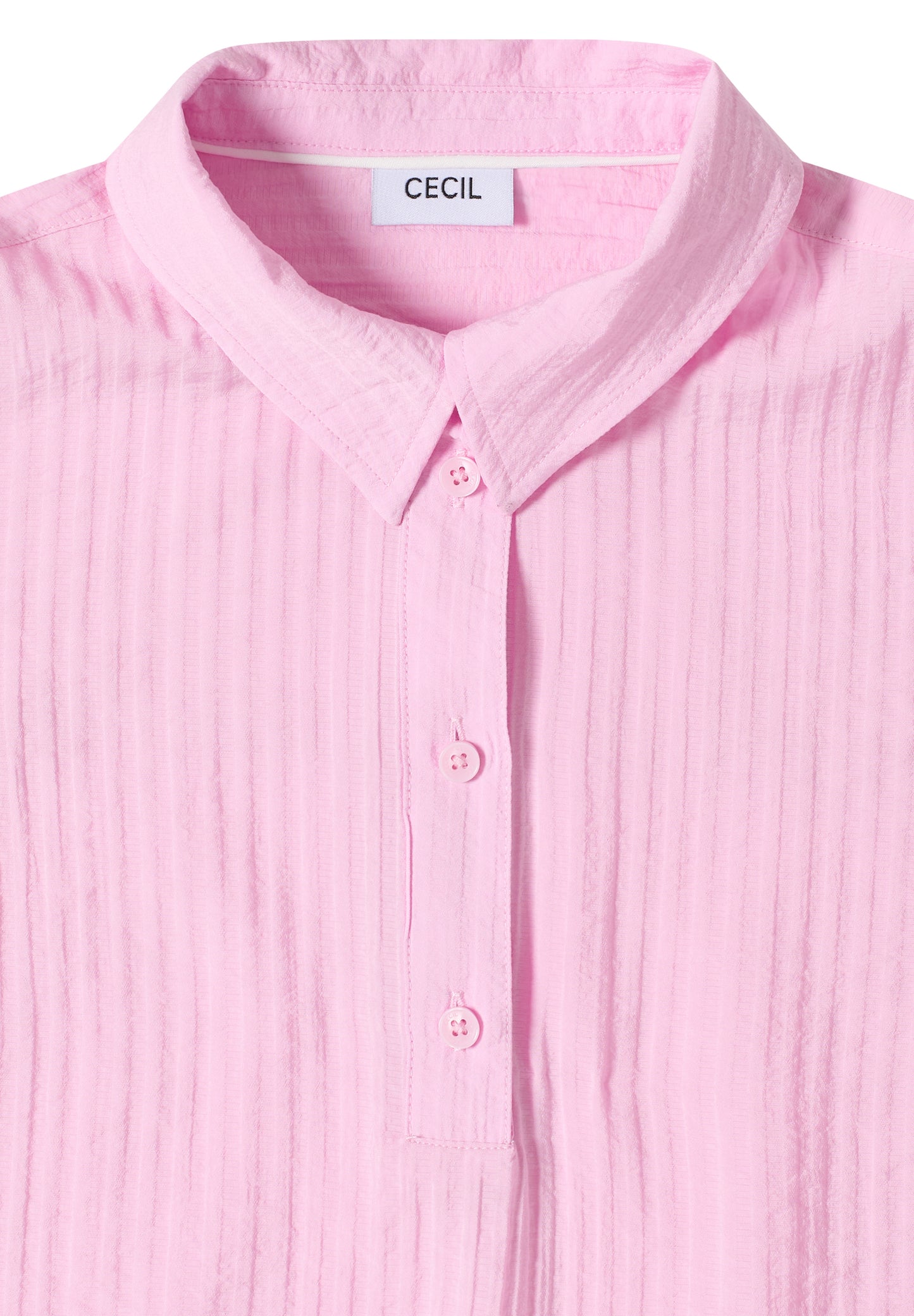 CECIL - Dropped Shoulder Bluse mit Struktur - Farbe: light blush rose