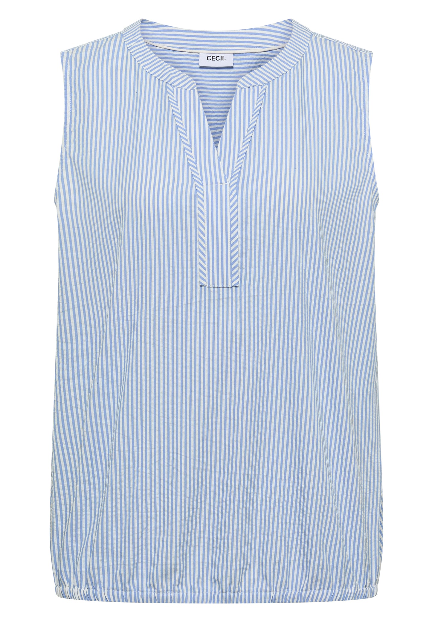 CECIL - Blusentop in Seersucker-Qualität - Farbe: blouse blue