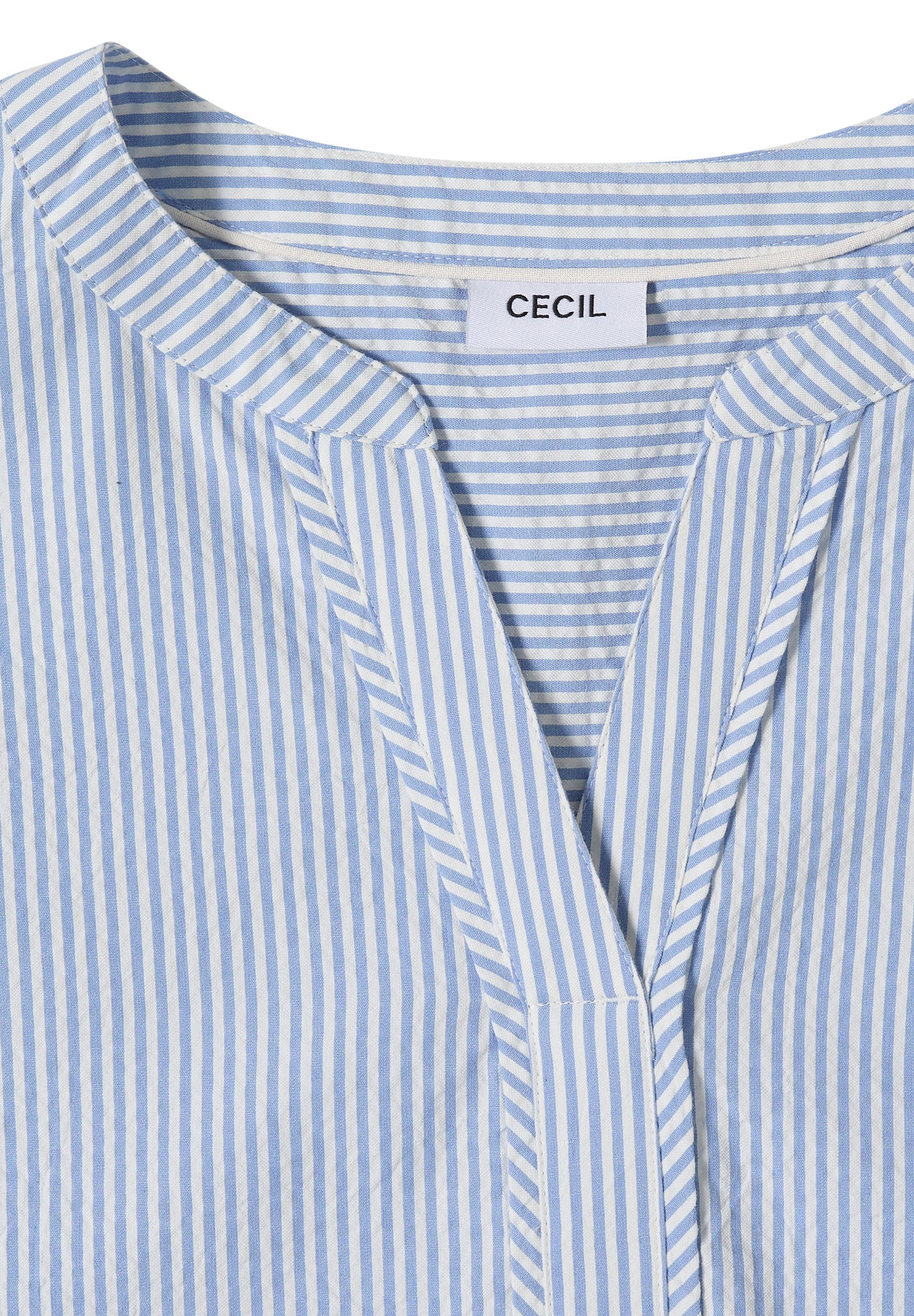 CECIL - Blusentop in Seersucker-Qualität - Farbe: blouse blue