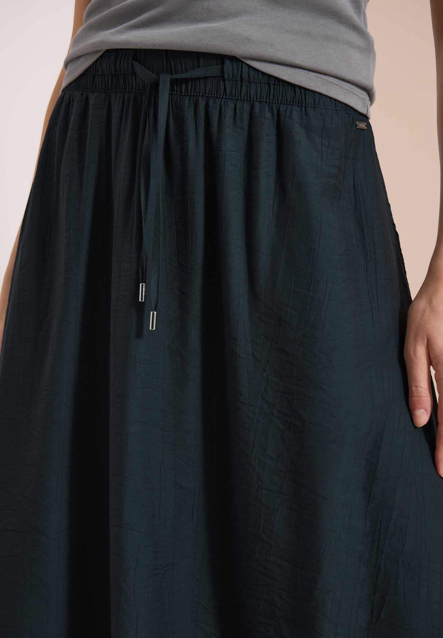 CECIL - Maxi-Rock mit Taschen und Struktur - Farbe: palm breeze green