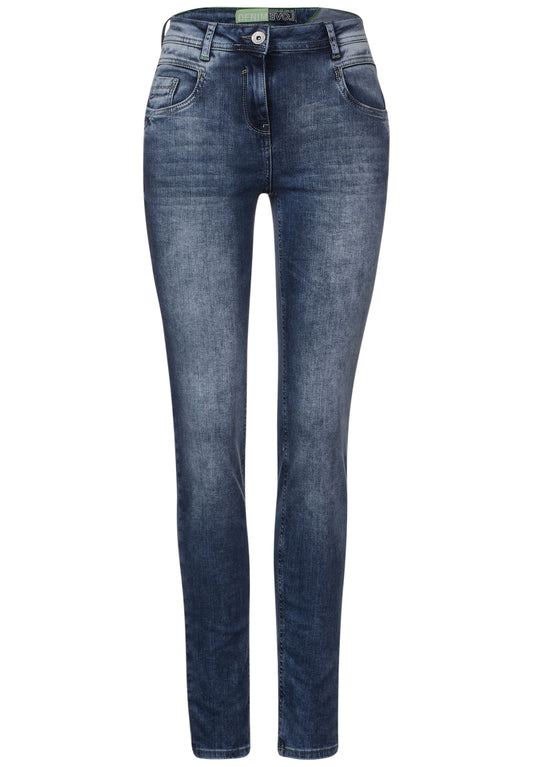 CECIL - Slim Fit Jeans Hose im Style Vicky