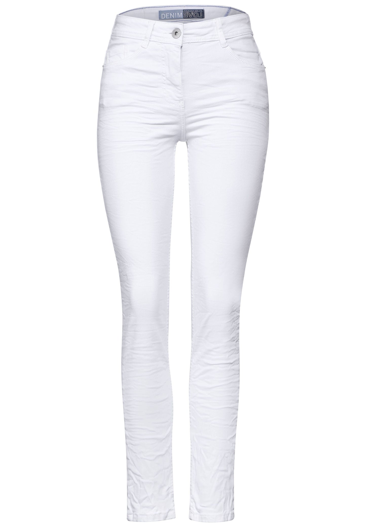 CECIL - Slim Fit Jeans - weiß
