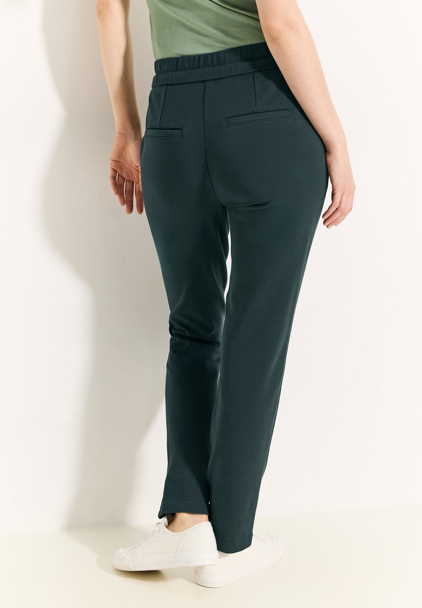 CECIL Casual Fit Hose - fir green