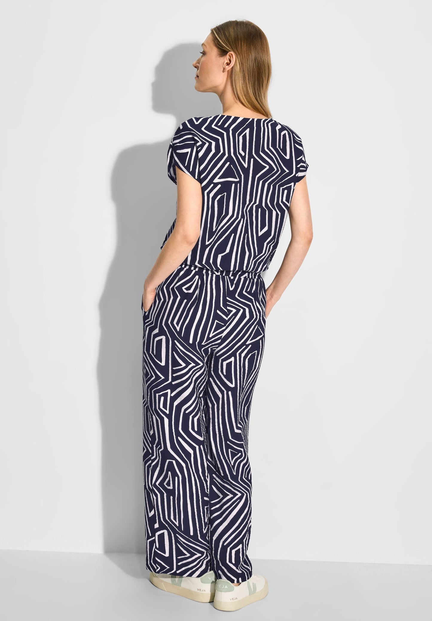 CECIL Bedruckter Jumpsuit - universal blue