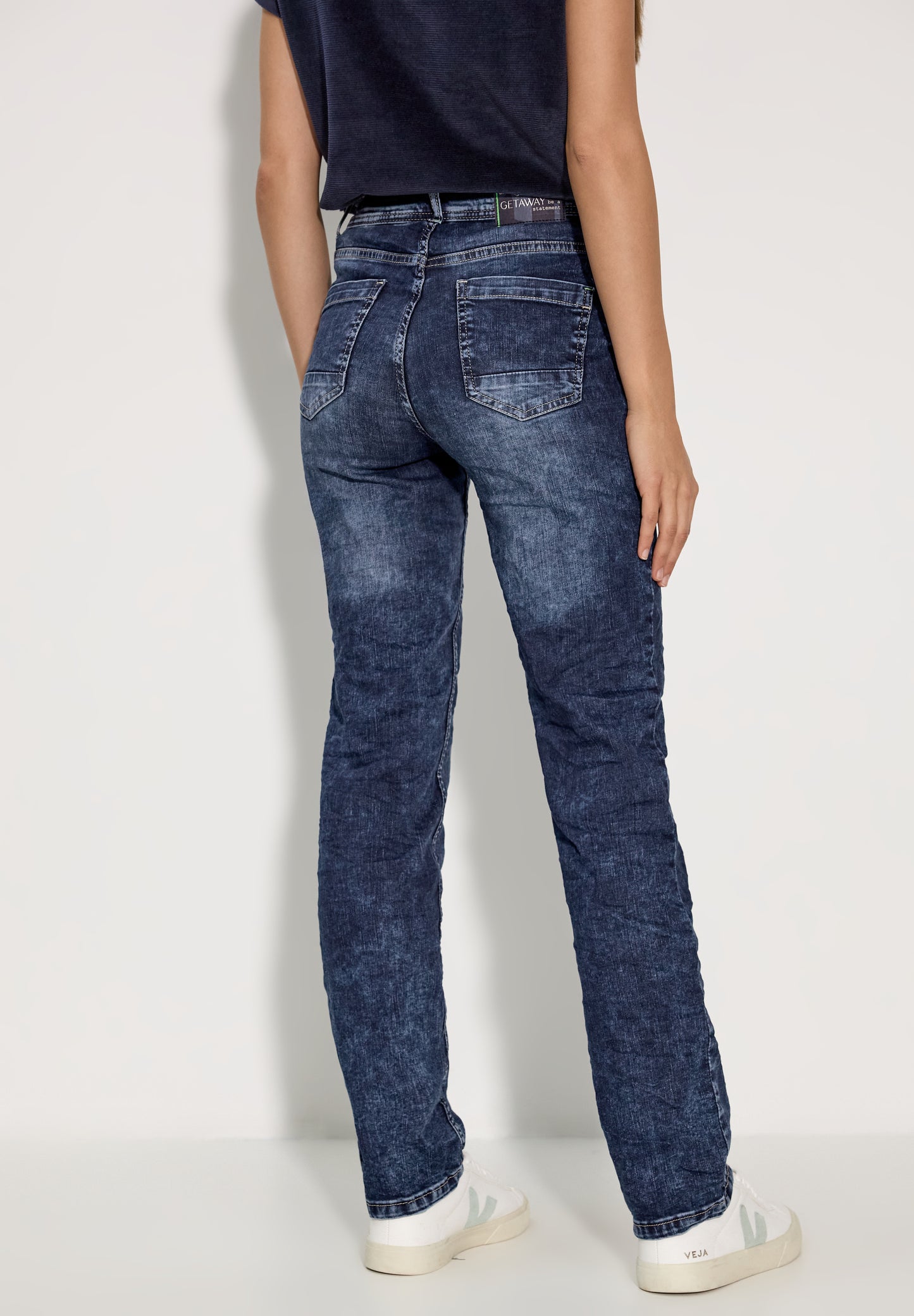 CECIL Jeans Slim Fit – Farbe: mid blue wash