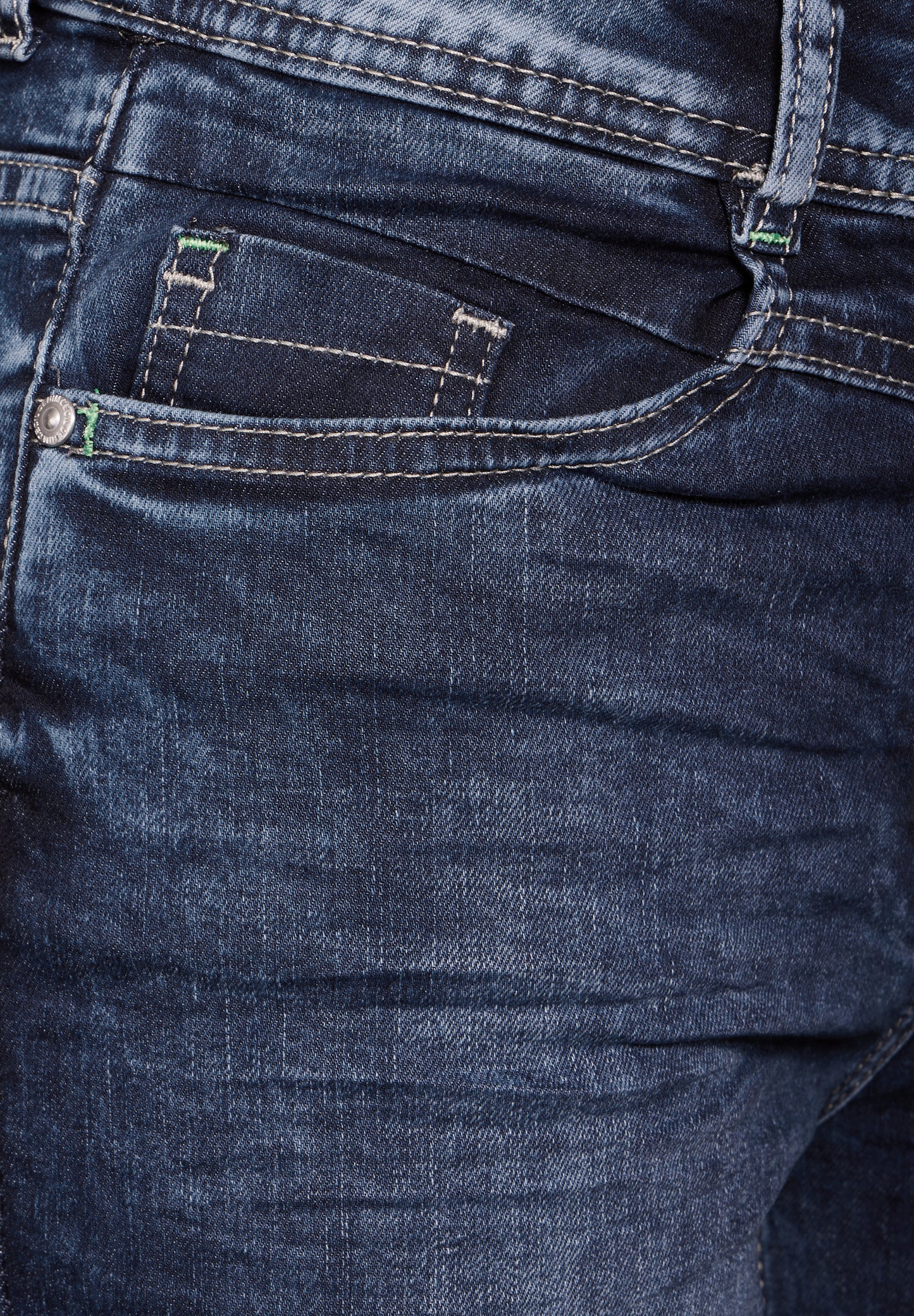 CECIL Jeans Slim Fit – Farbe: mid blue wash