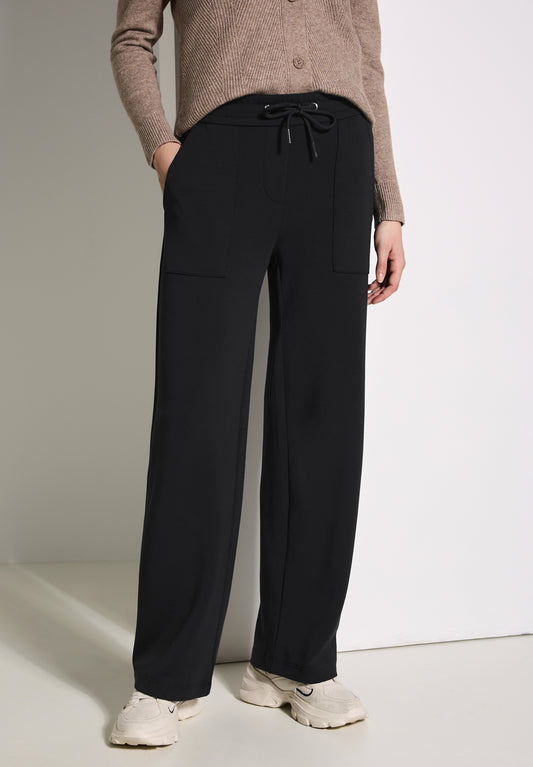 CECIL Wide Leg Hose - Farbe: Black